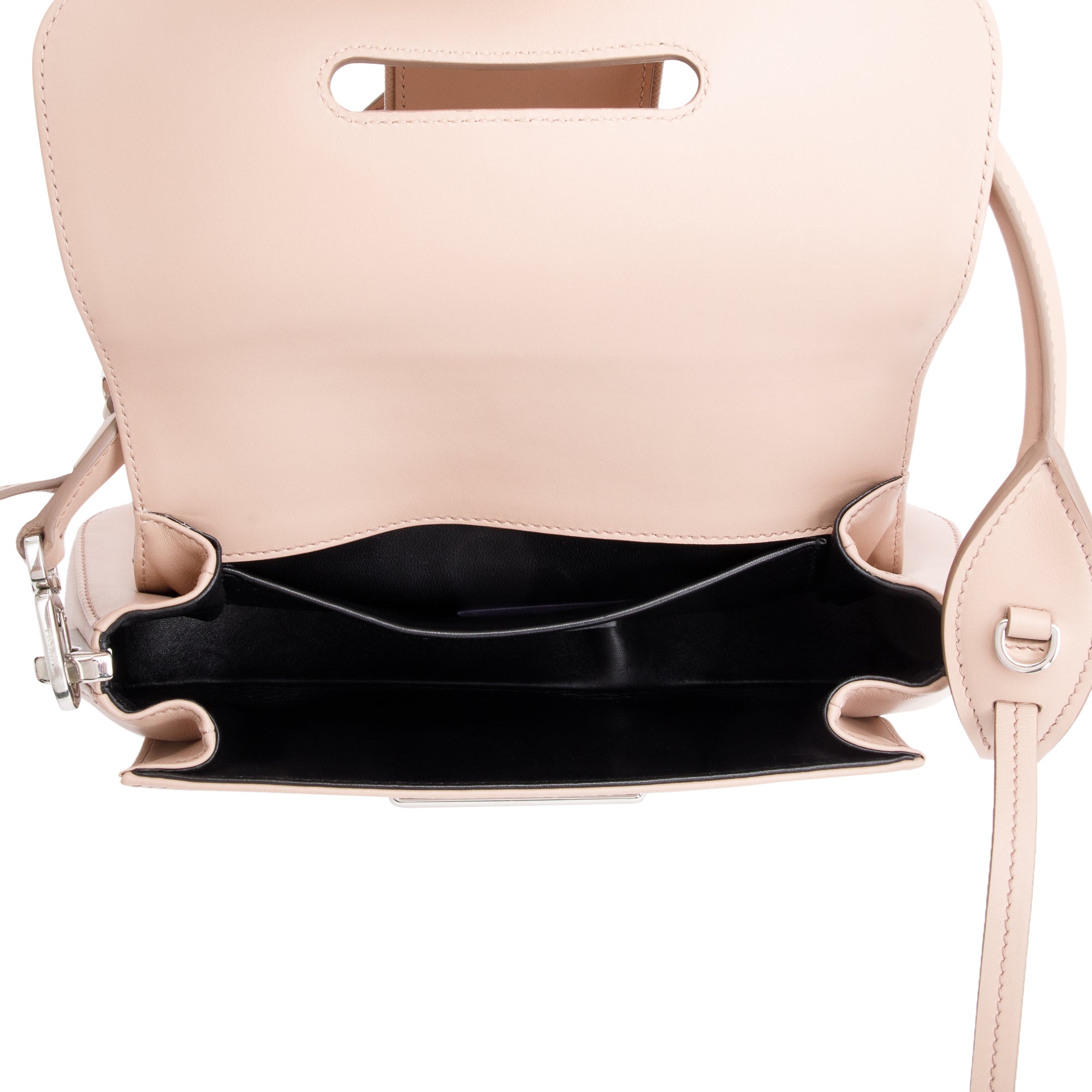Prada 2020 Beige City Calf Saffiano Sidonie Shoulder Bag w/ Strap