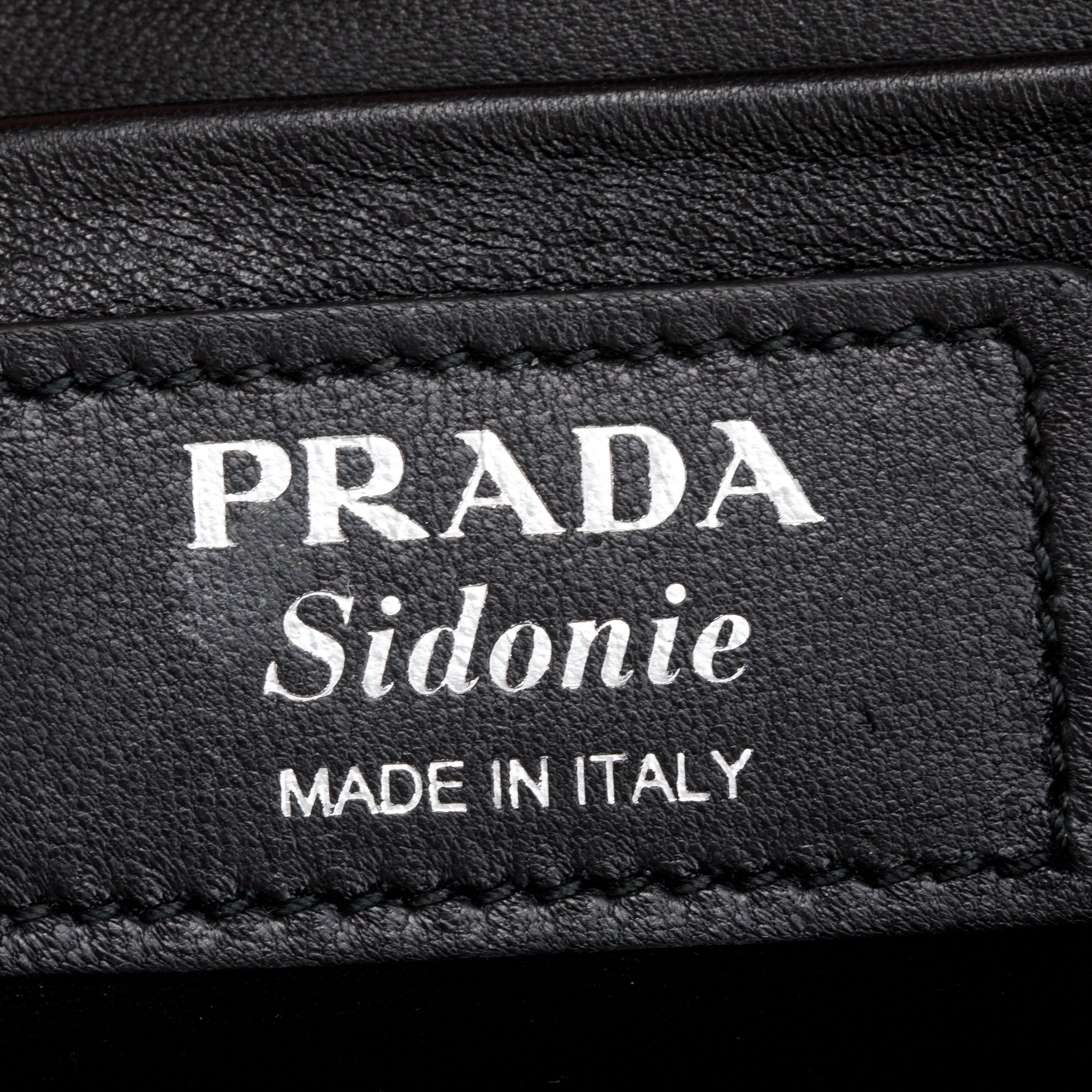 Prada 2020 Beige City Calf Saffiano Sidonie Shoulder Bag w/ Strap