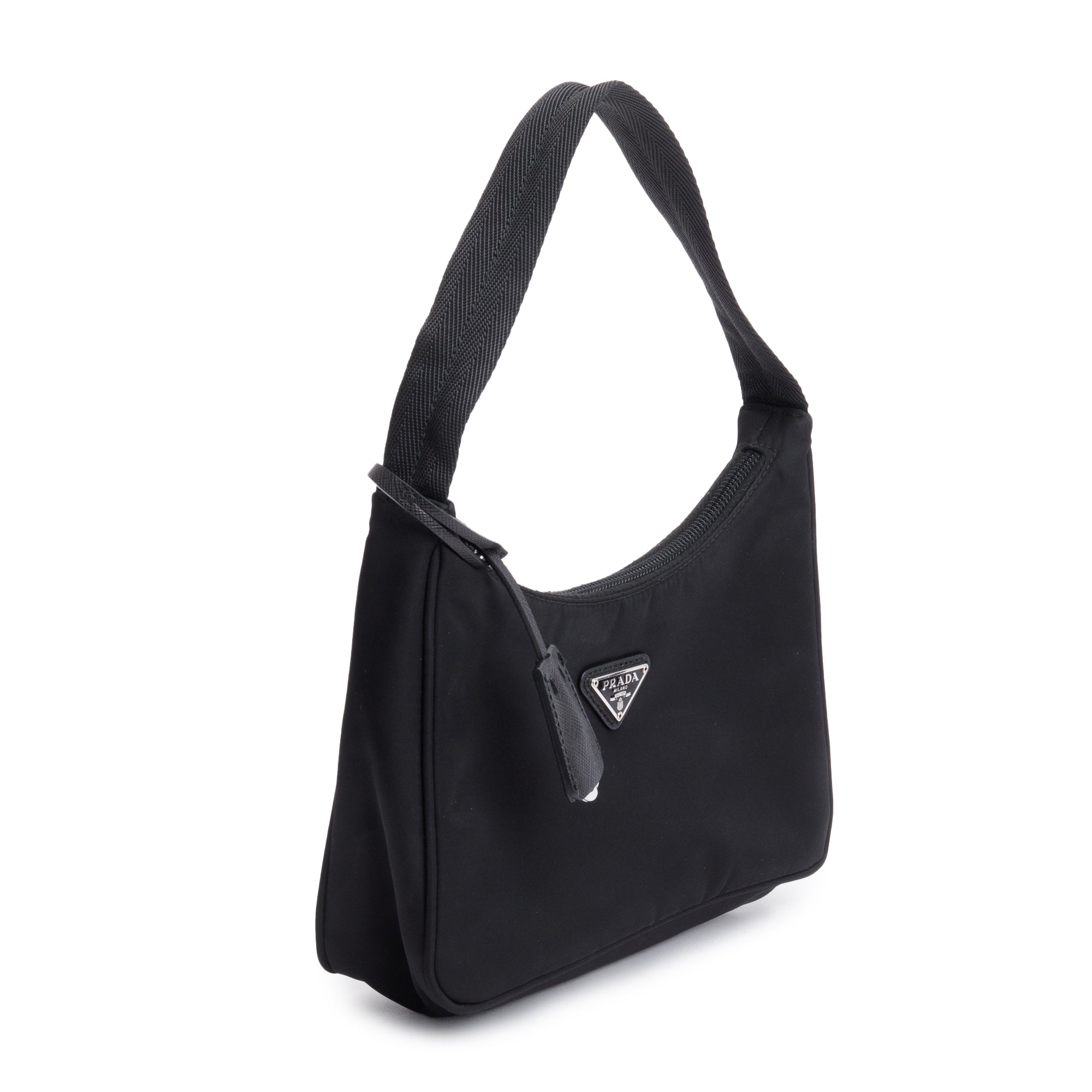 Prada 2020 Black Re-Edition 2000 Re-Nylon Mini Bag w/ Authenticity Card