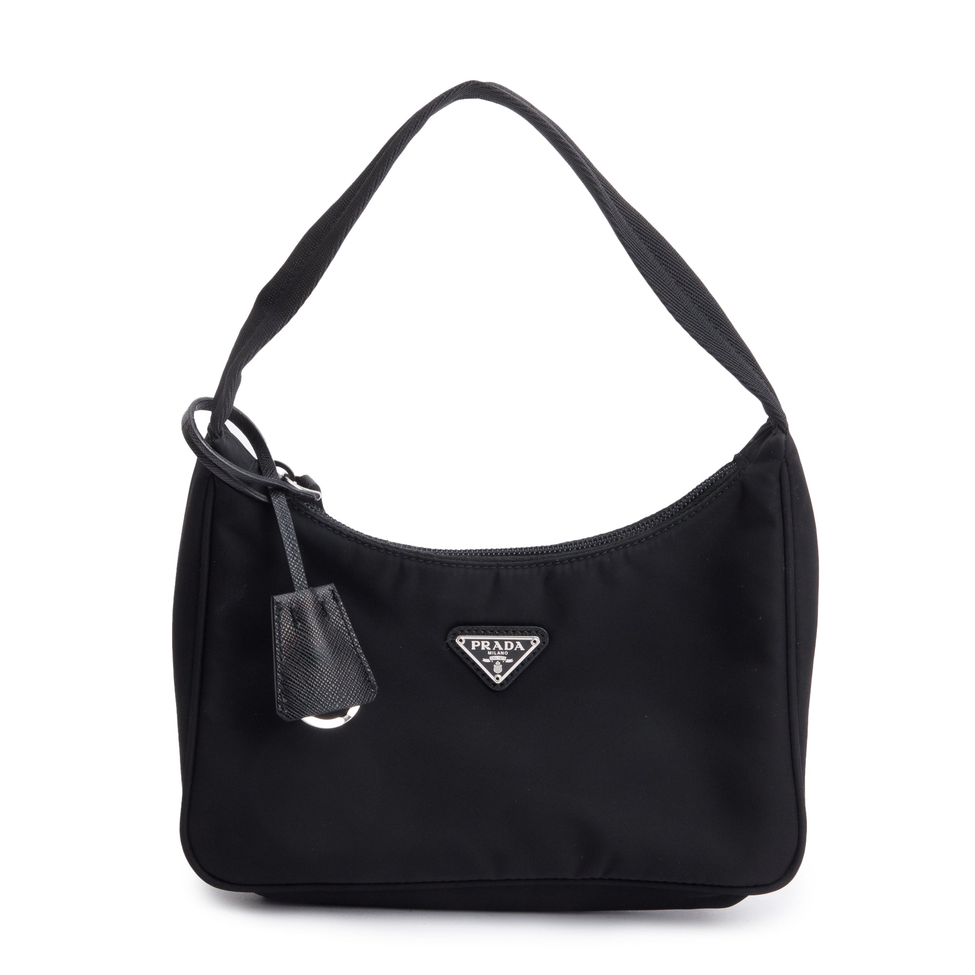 Prada 2020 Black Re-Edition 2000 Re-Nylon Mini Bag w/ Authenticity Card