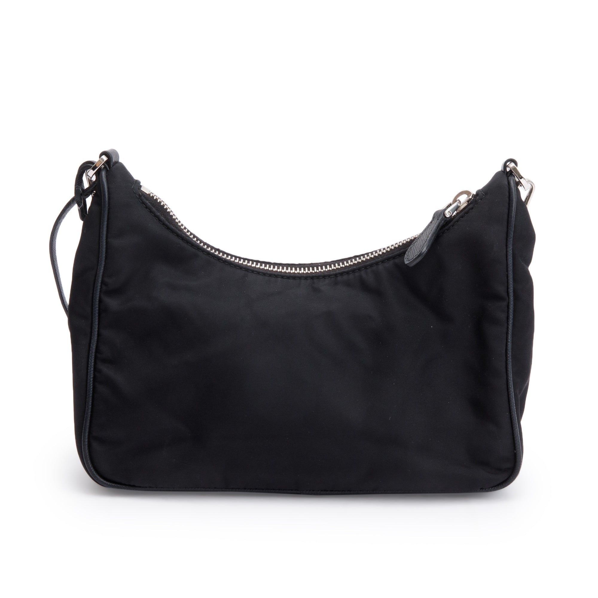 Prada 2020 Black Re-Edition 2005 Re-Nylon Shoulder Bag w/ Authenticity Card