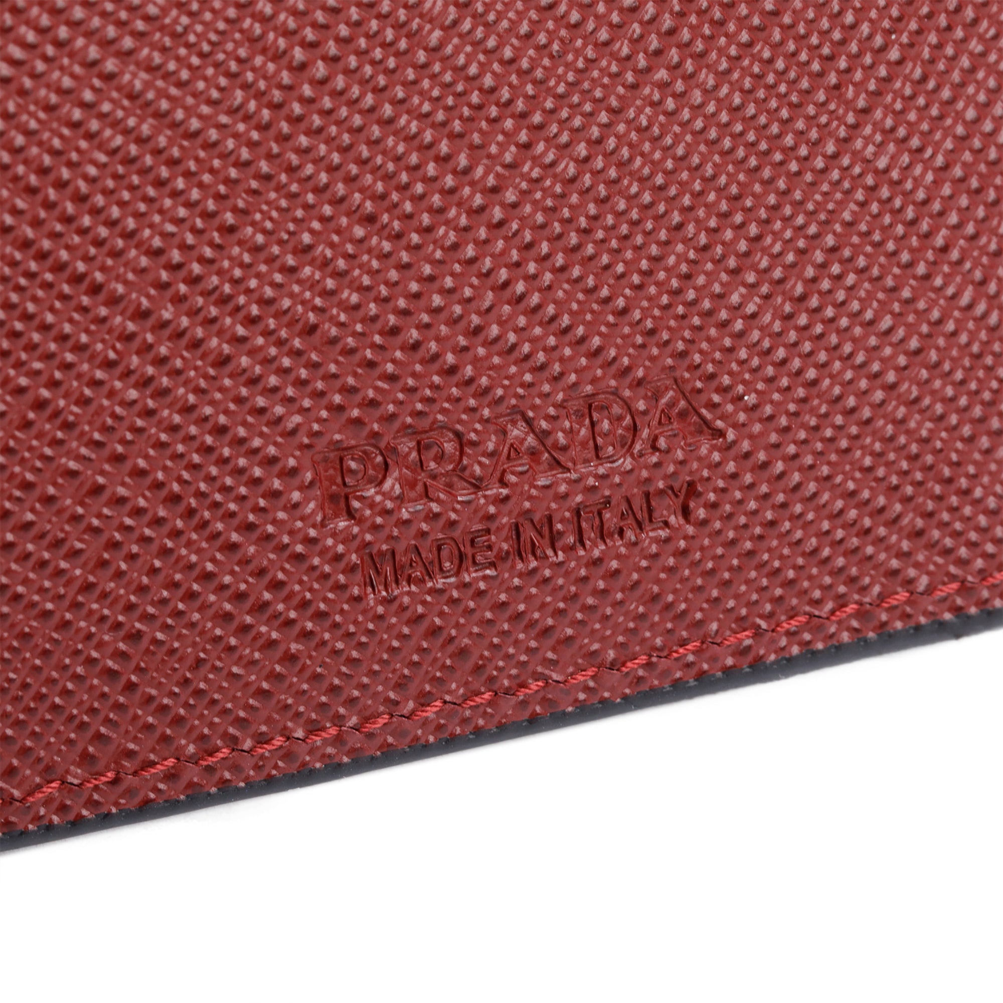 Prada 2020 Black Saffiano Cuir Bifold Long Wallet w/ Box & Authenticity Card