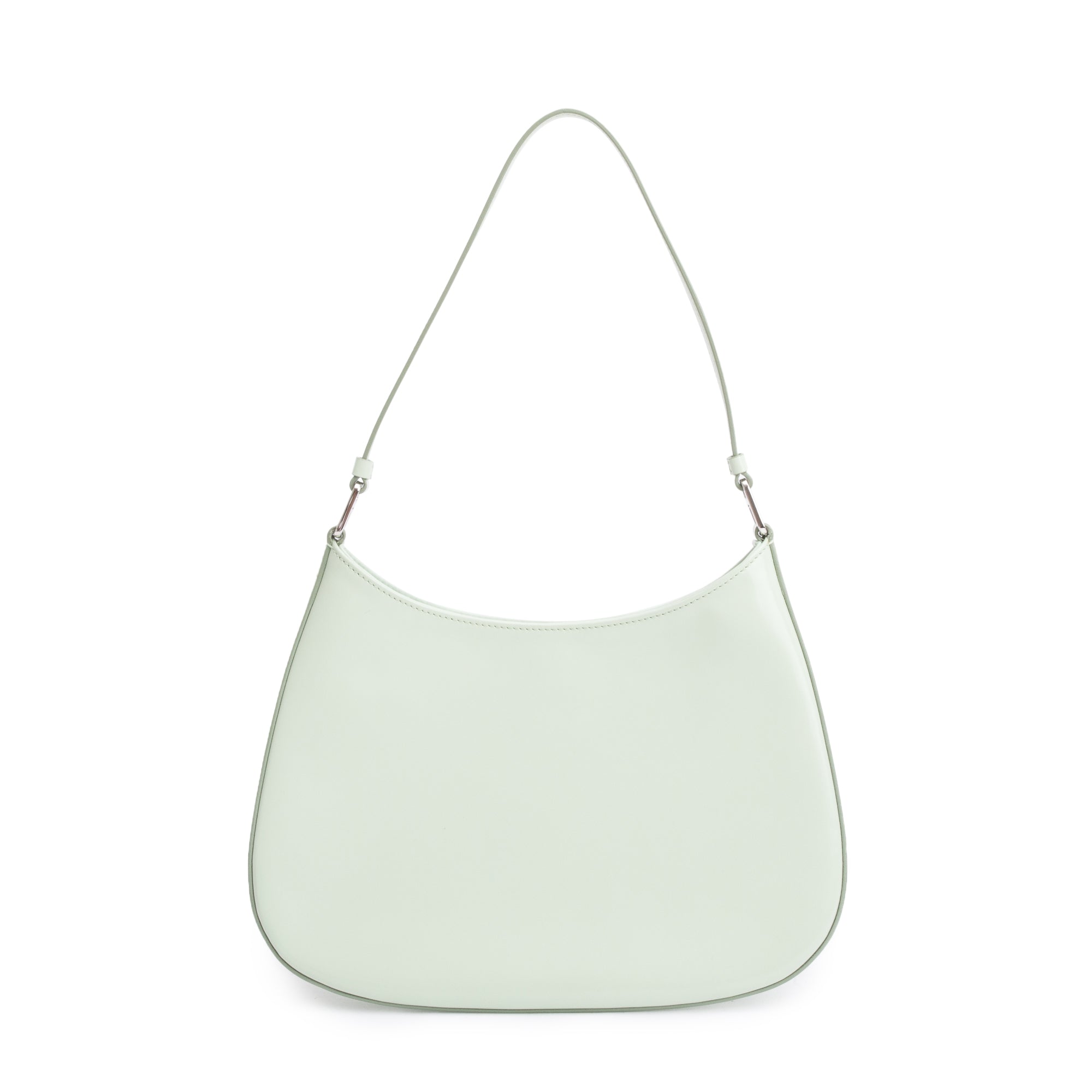 Prada 2021 Aqua Spazzolato Leather Cleo Bag w/ Authenticity Card