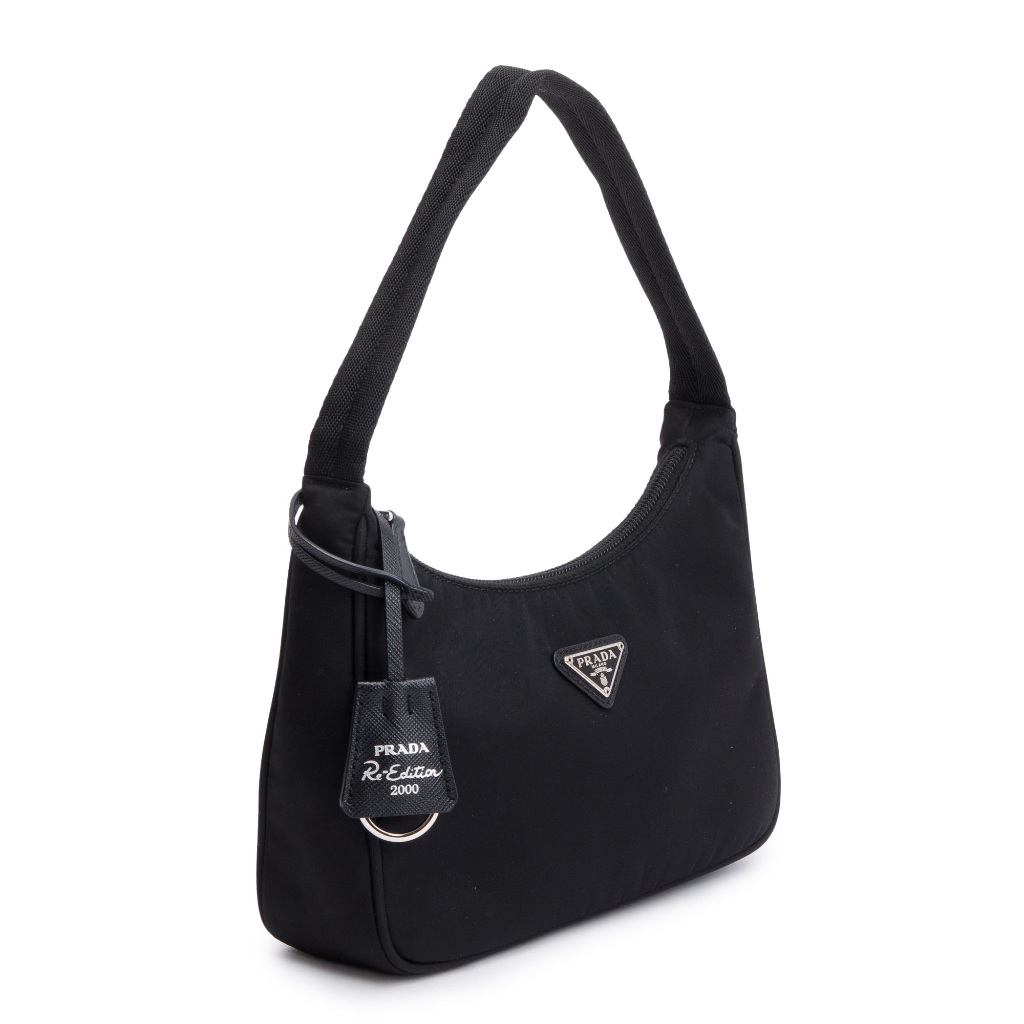 Prada 2021 Black Re-Edition 2000 Re-Nylon Mini Bag w/ Box & Authenticity Card