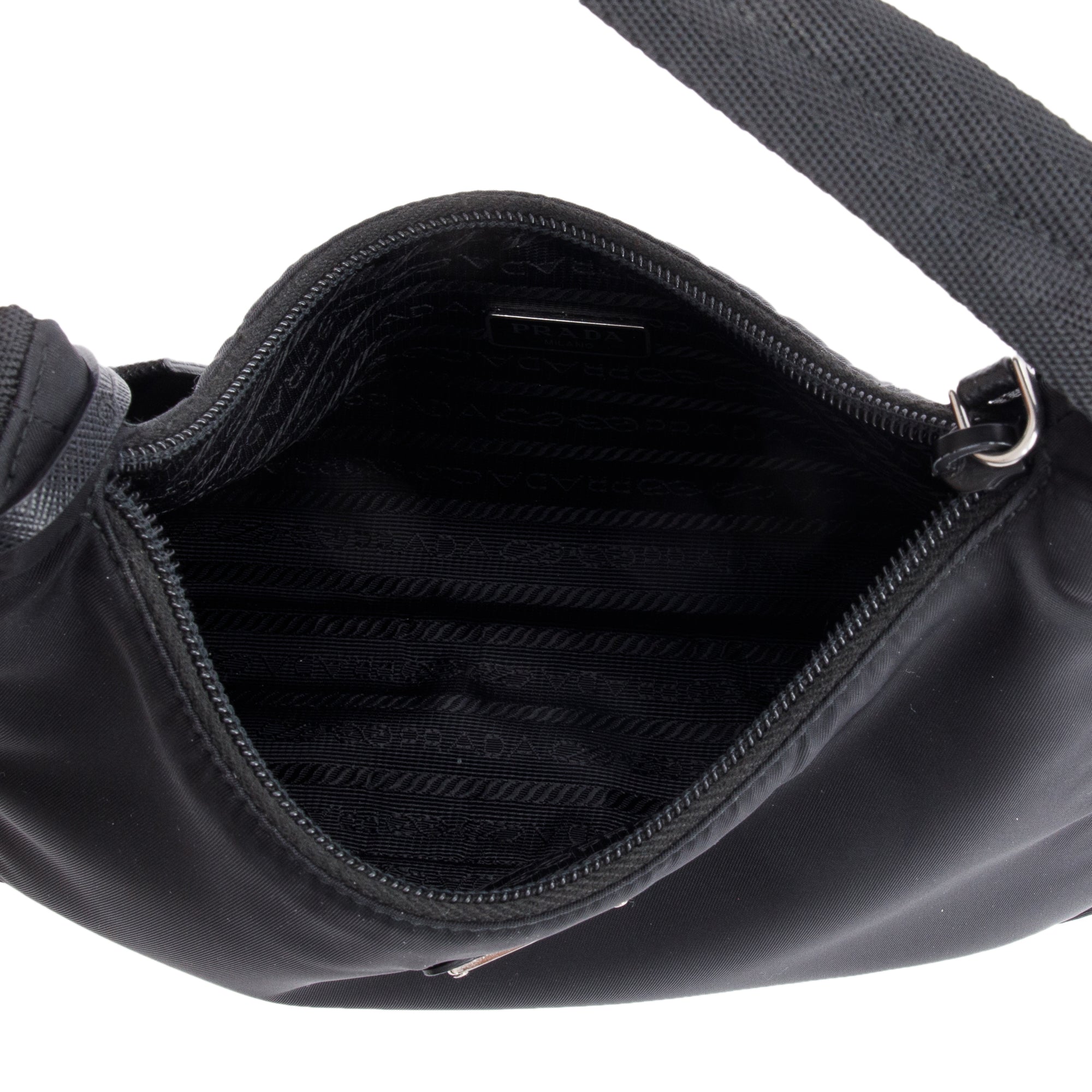 Prada 2021 Black Re-Edition 2000 Re-Nylon Mini Bag w/ Box & Authenticity Card