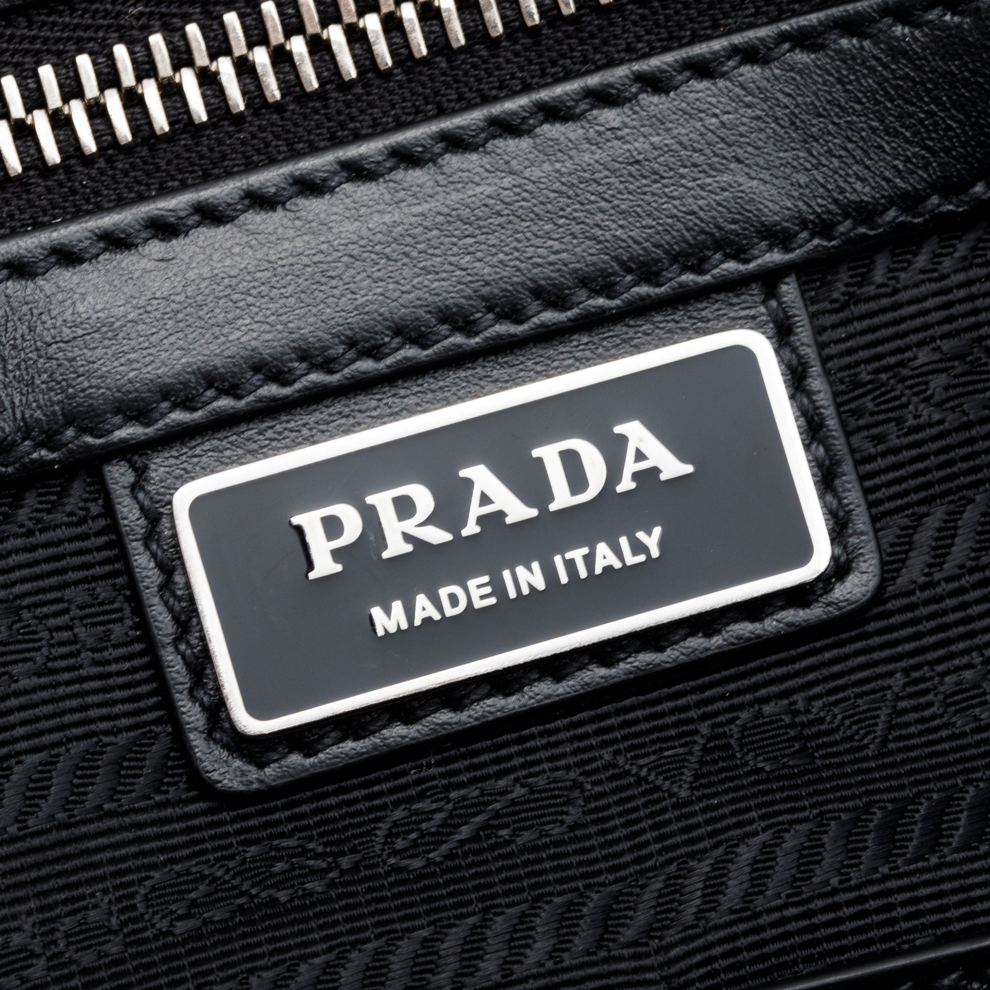 Prada 2021 Black Saffiano Travel Briefcase w/ Strap & Authenticity Card