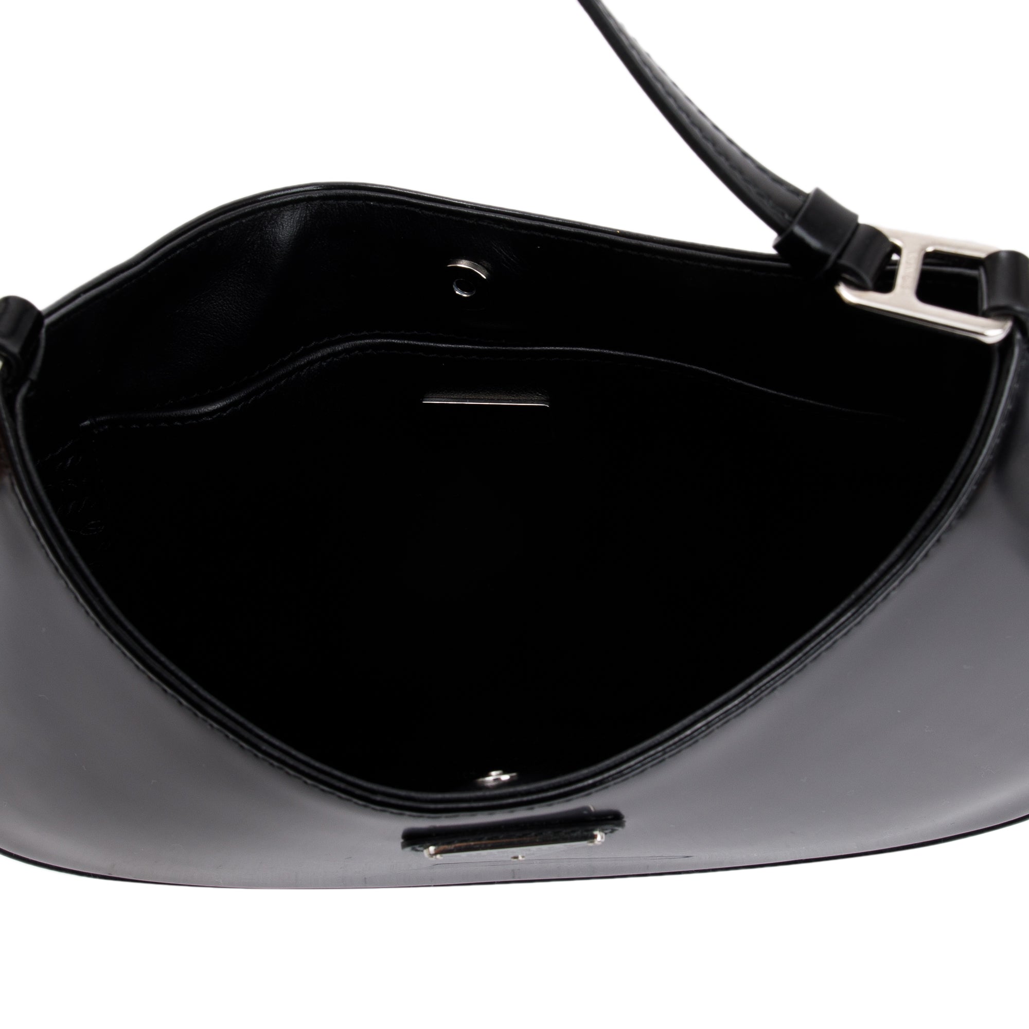 Prada 2021 Black Spazzolato Leather Cleo Bag w/ Authenticity Card