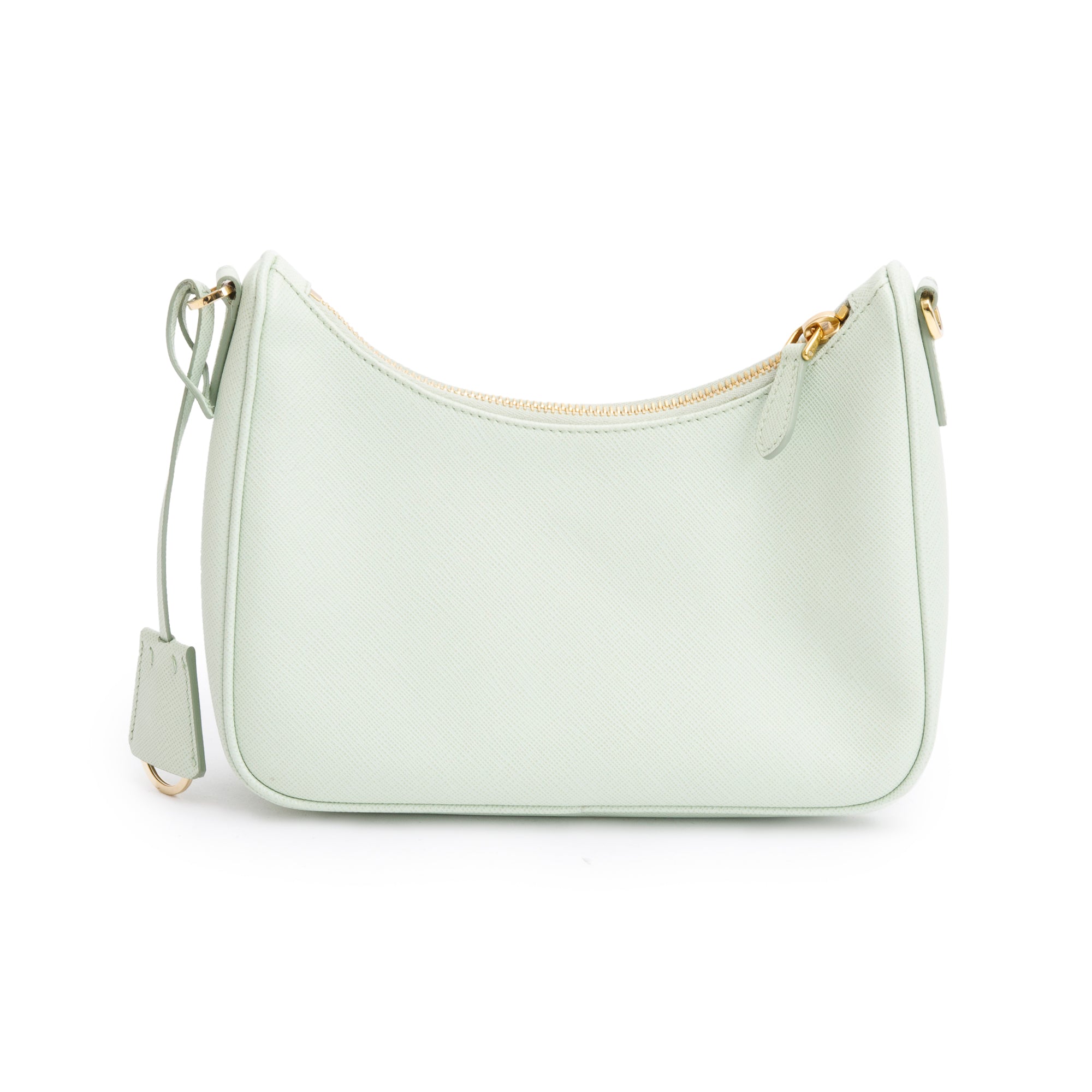 Prada 2021 Light Green Saffiano Leather Re-Edition 2005 Shoulder Bag