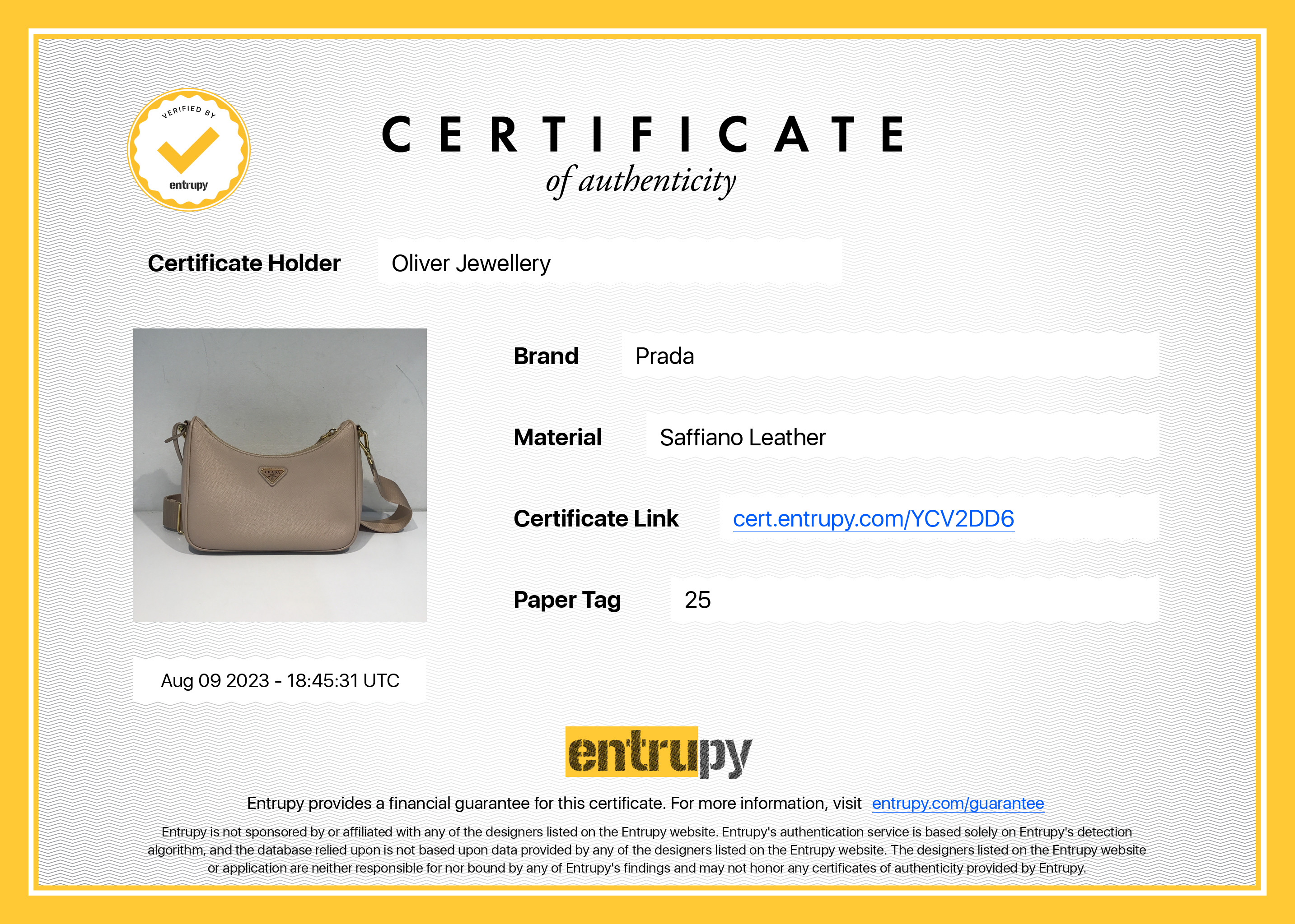 Prada 2021 Re-Edition 2005 Saffiano Leather Shoulder Bag w/ Authenticity Card