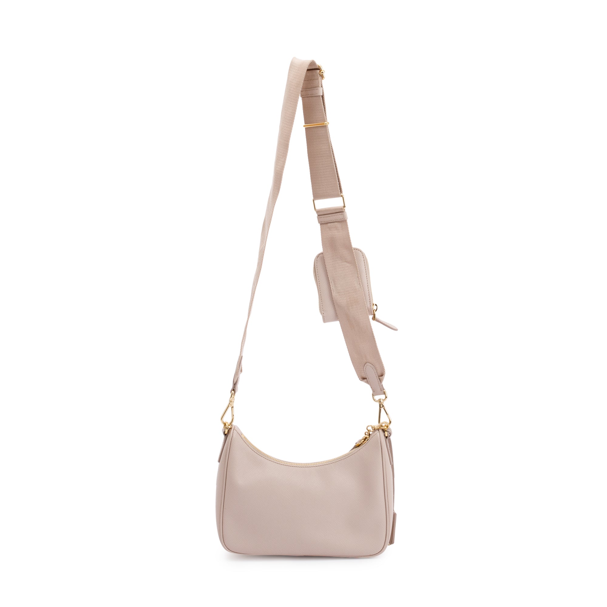 Prada 2021 Re-Edition 2005 Saffiano Leather Shoulder Bag w/ Authenticity Card