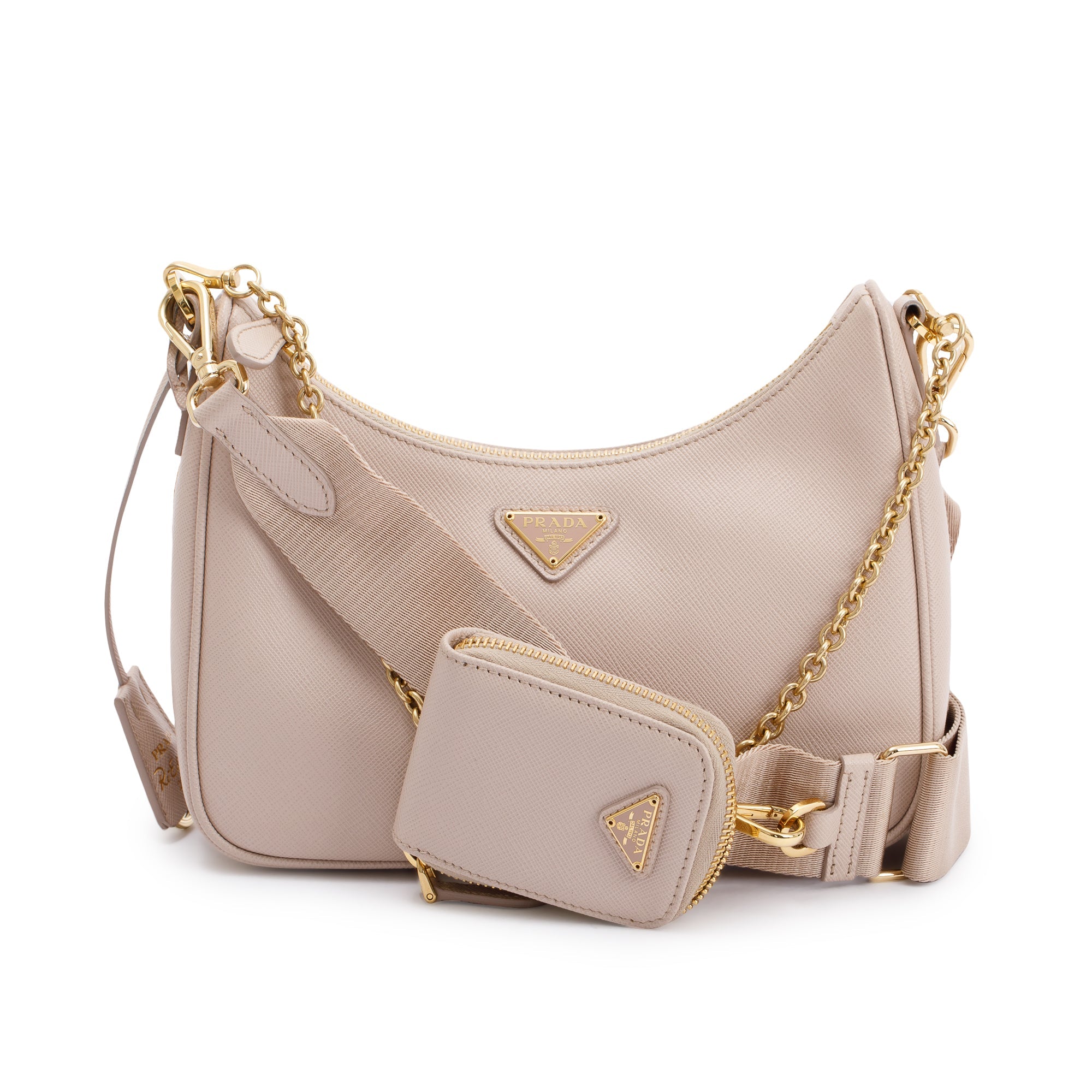 Prada 2021 Re-Edition 2005 Saffiano Leather Shoulder Bag w/ Authenticity Card