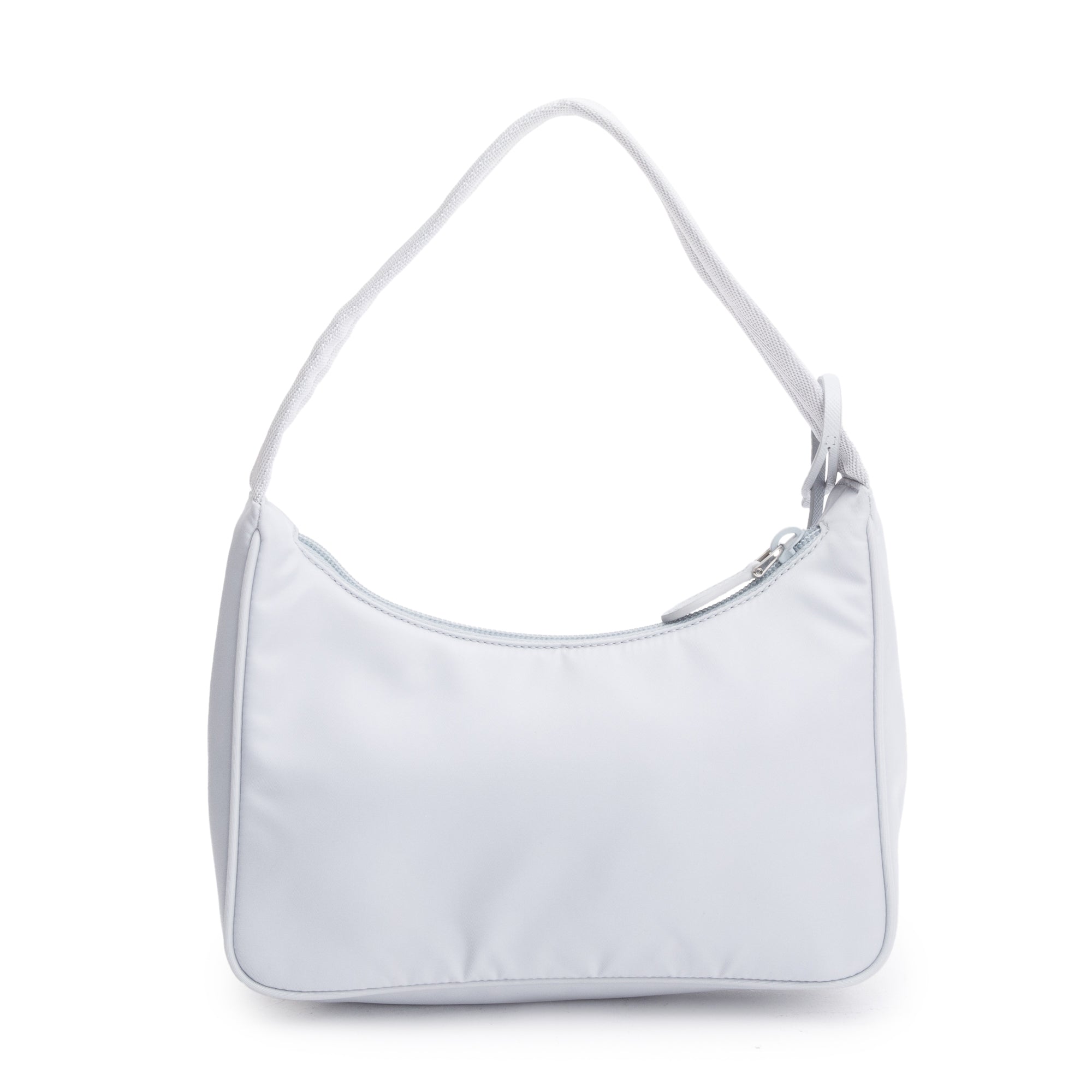 Prada 2022 Grey Re-Edition 2000 Re-Nylon Mini Bag w/ Authenticity Card