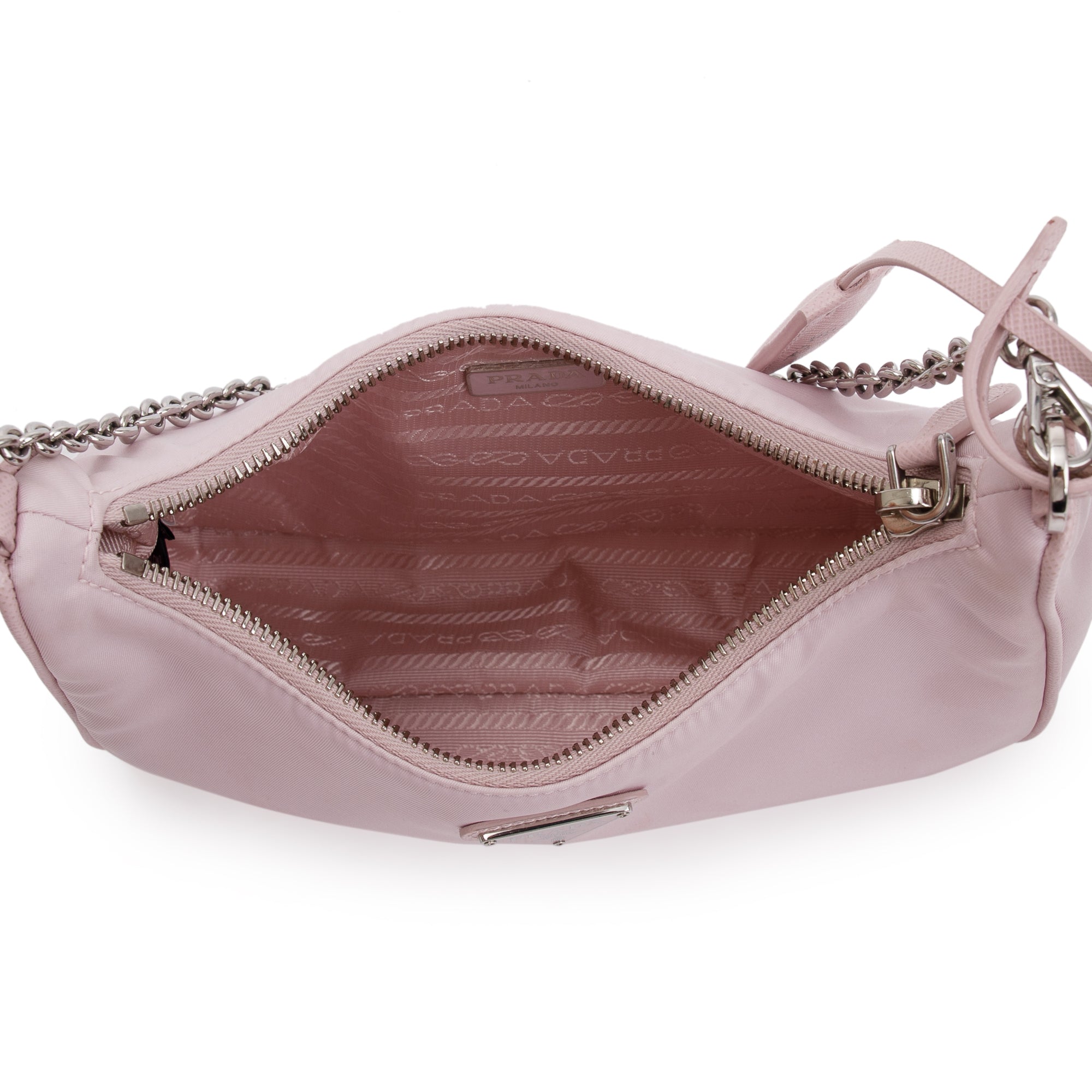 Prada 2022 Pink Re-Edition 2005 Re-Nylon Shoulder Bag w/ Box & Authenticity Card