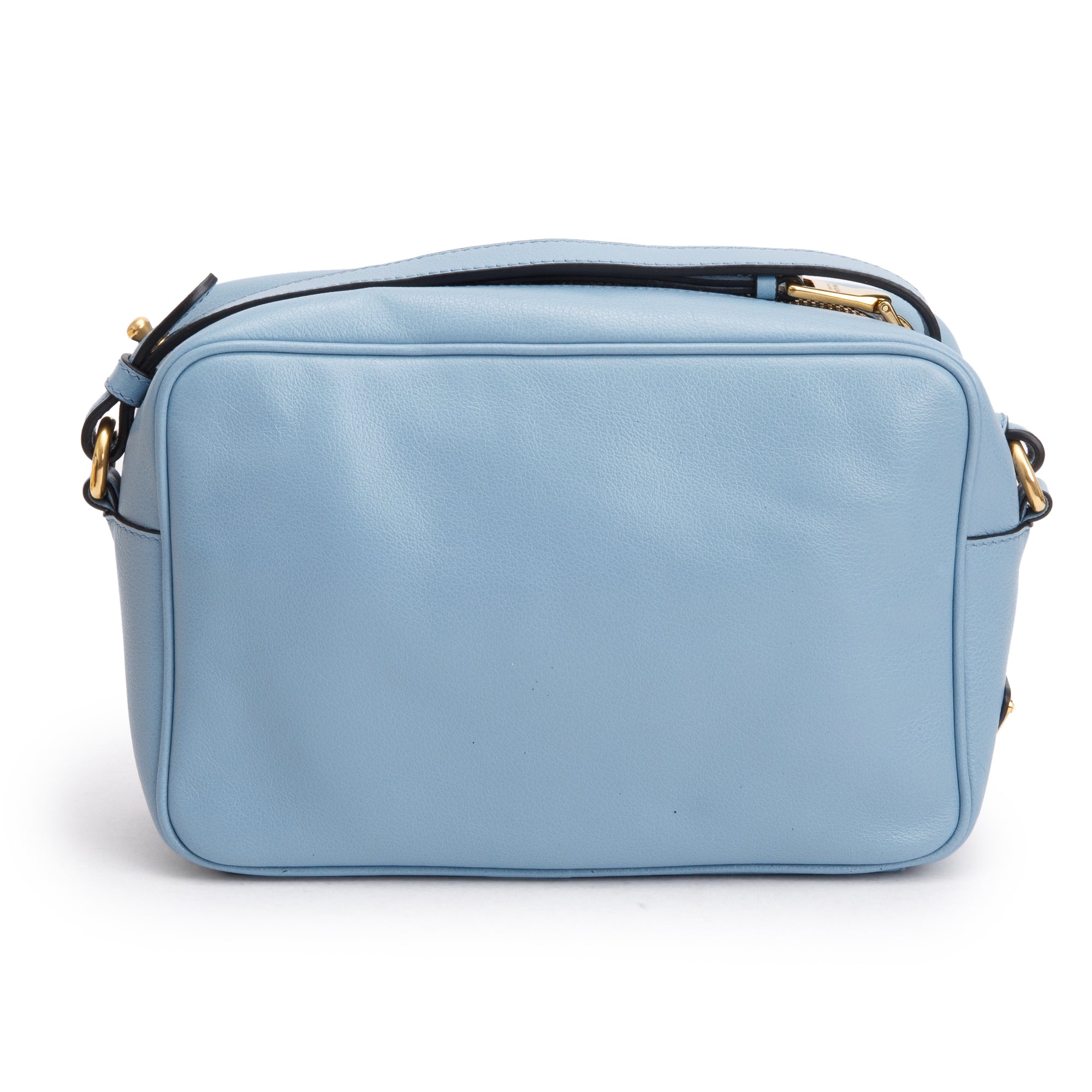 Prada Astrale Glace Calf Leather Logo Camera Crossbody Bag w/ Authenticity Card