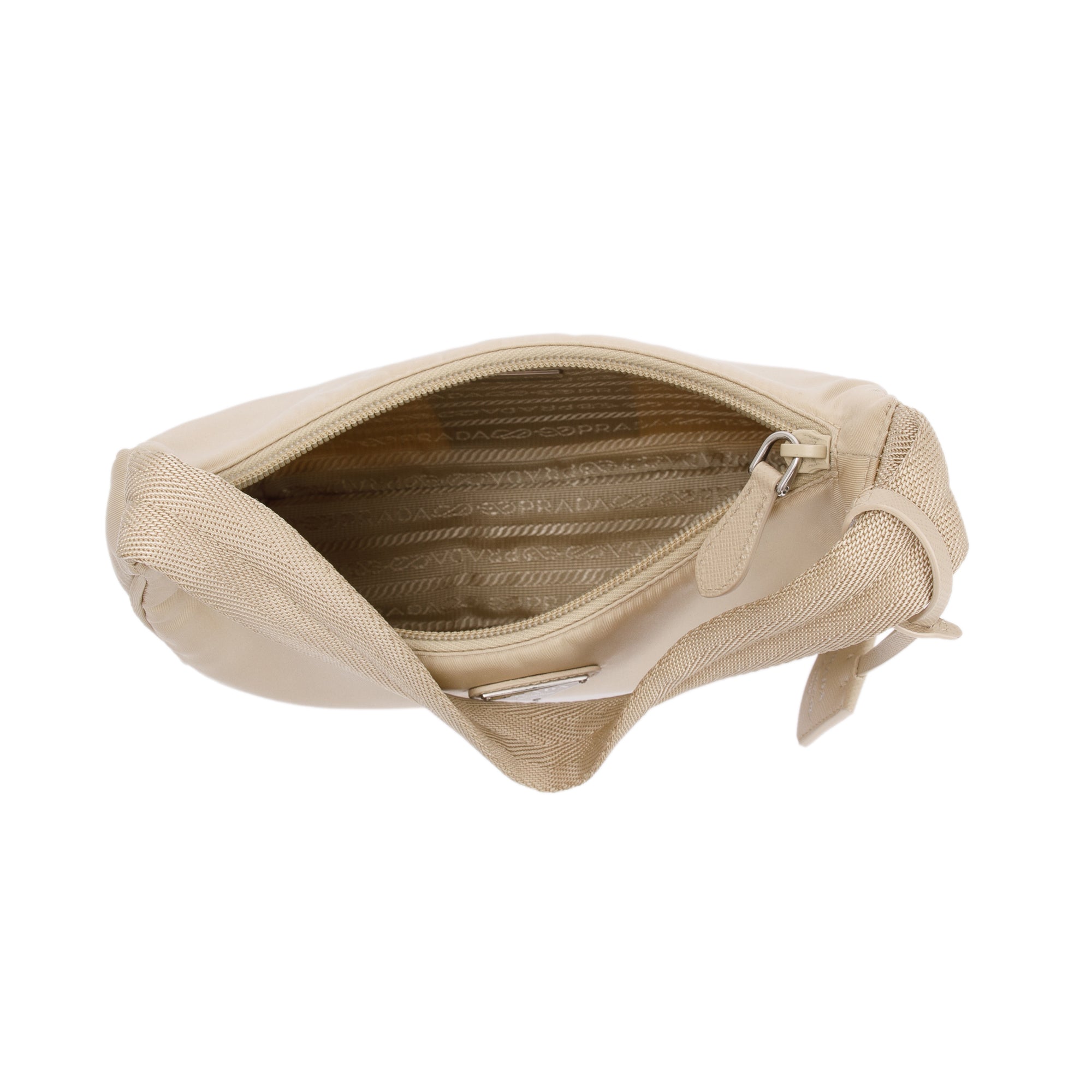 Prada Beige Re-Edition 2000 Re-Nylon Mini Bag w/ Box