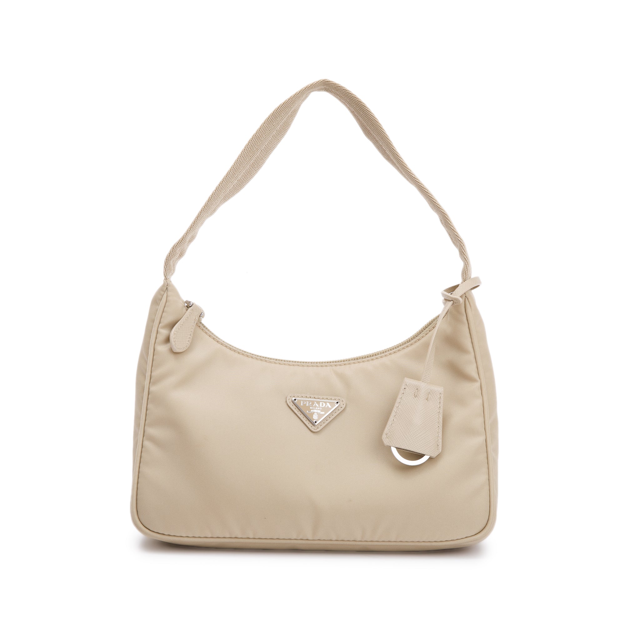 Prada Beige Re-Edition 2000 Re-Nylon Mini Bag w/ Box
