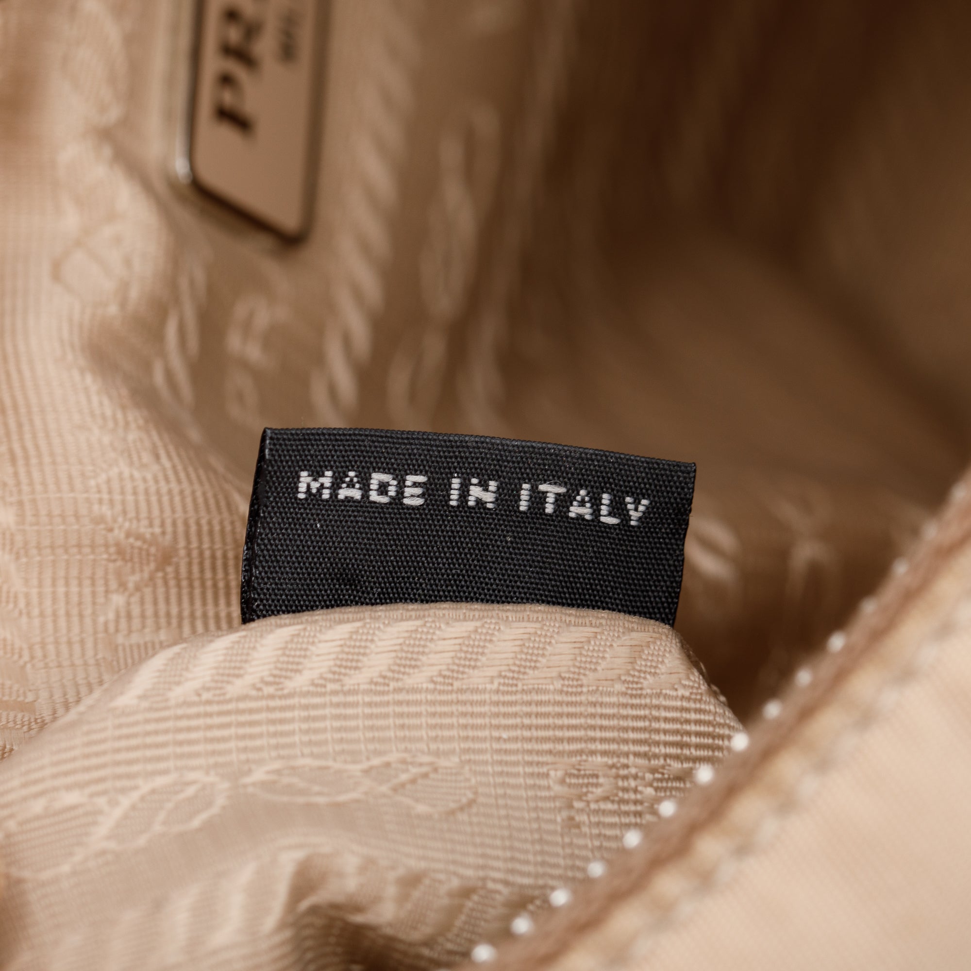 Prada Beige Re-Edition 2005 Re-Nylon Shoulder Bag