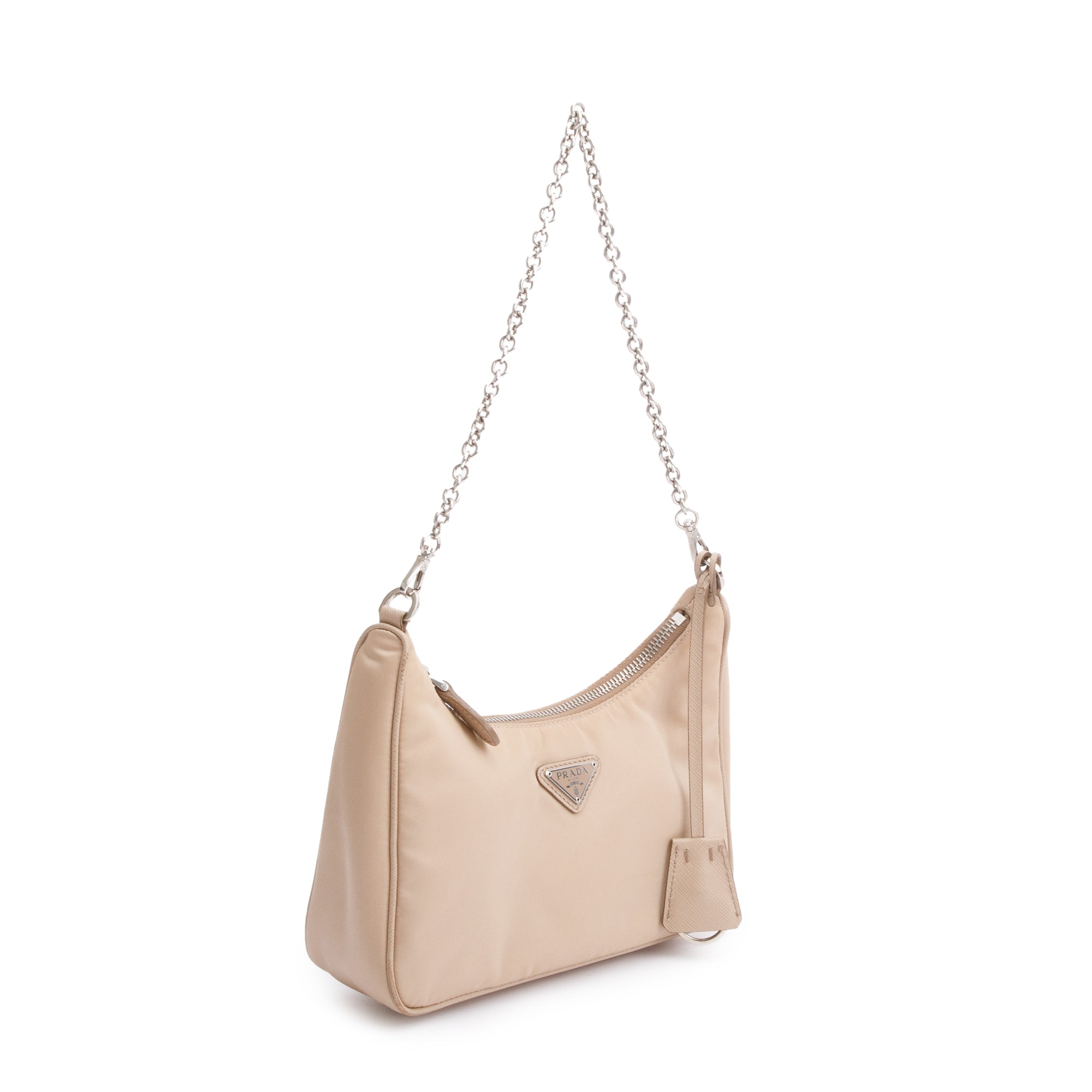 Prada Beige Re-Edition 2005 Re-Nylon Shoulder Bag