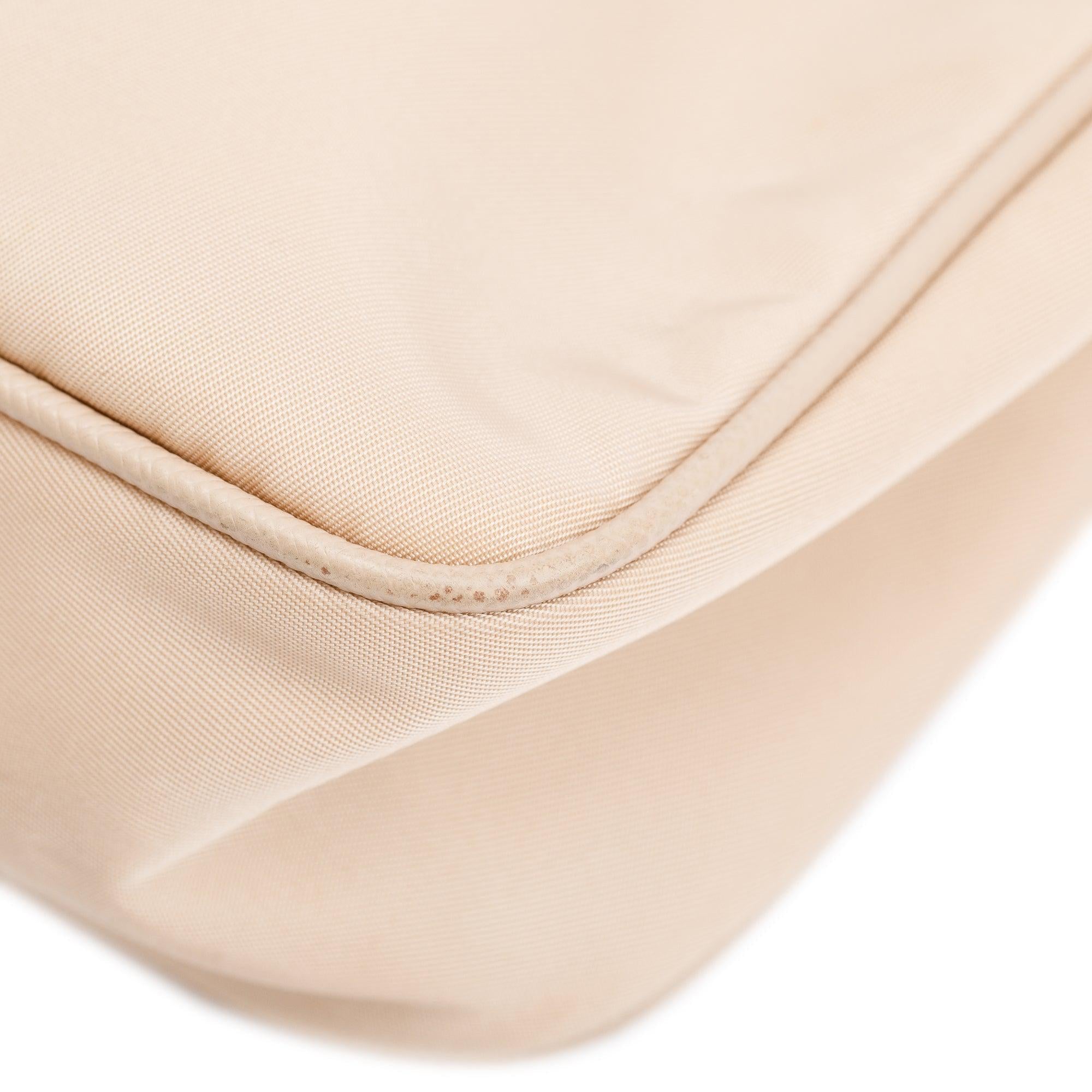 Prada Beige Re-Edition 2005 Re-Nylon Shoulder Bag