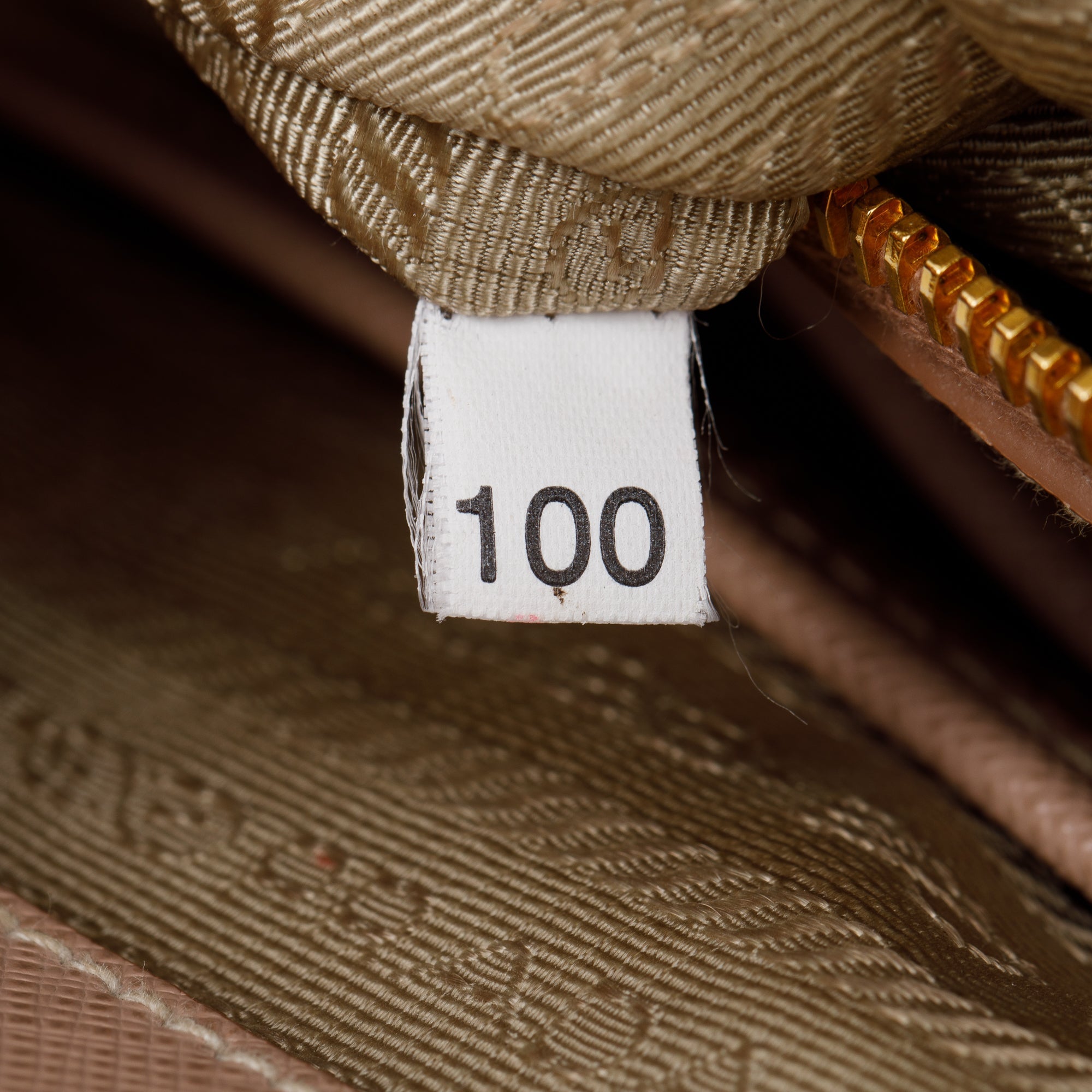 Prada Beige Saffiano Lux Large Double Zip Galleria Tote