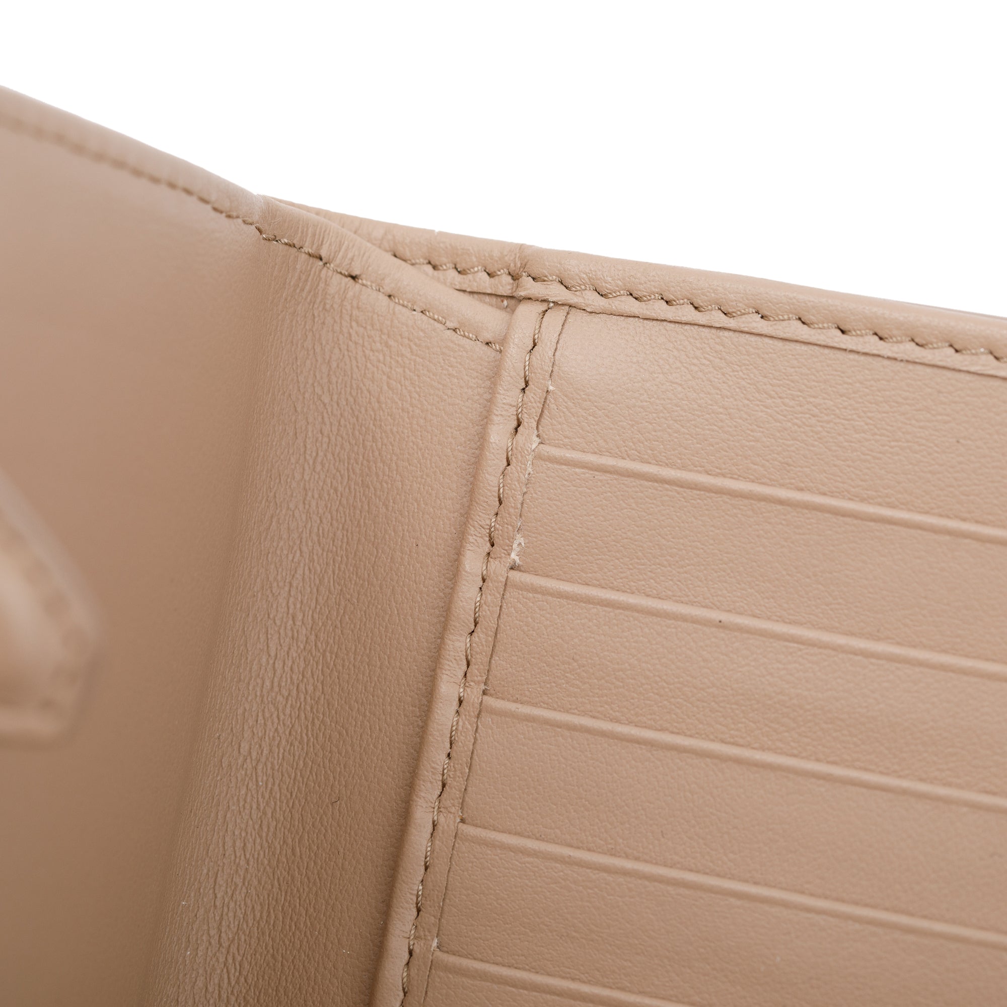 Prada Beige Vitello Move Leather Wallet