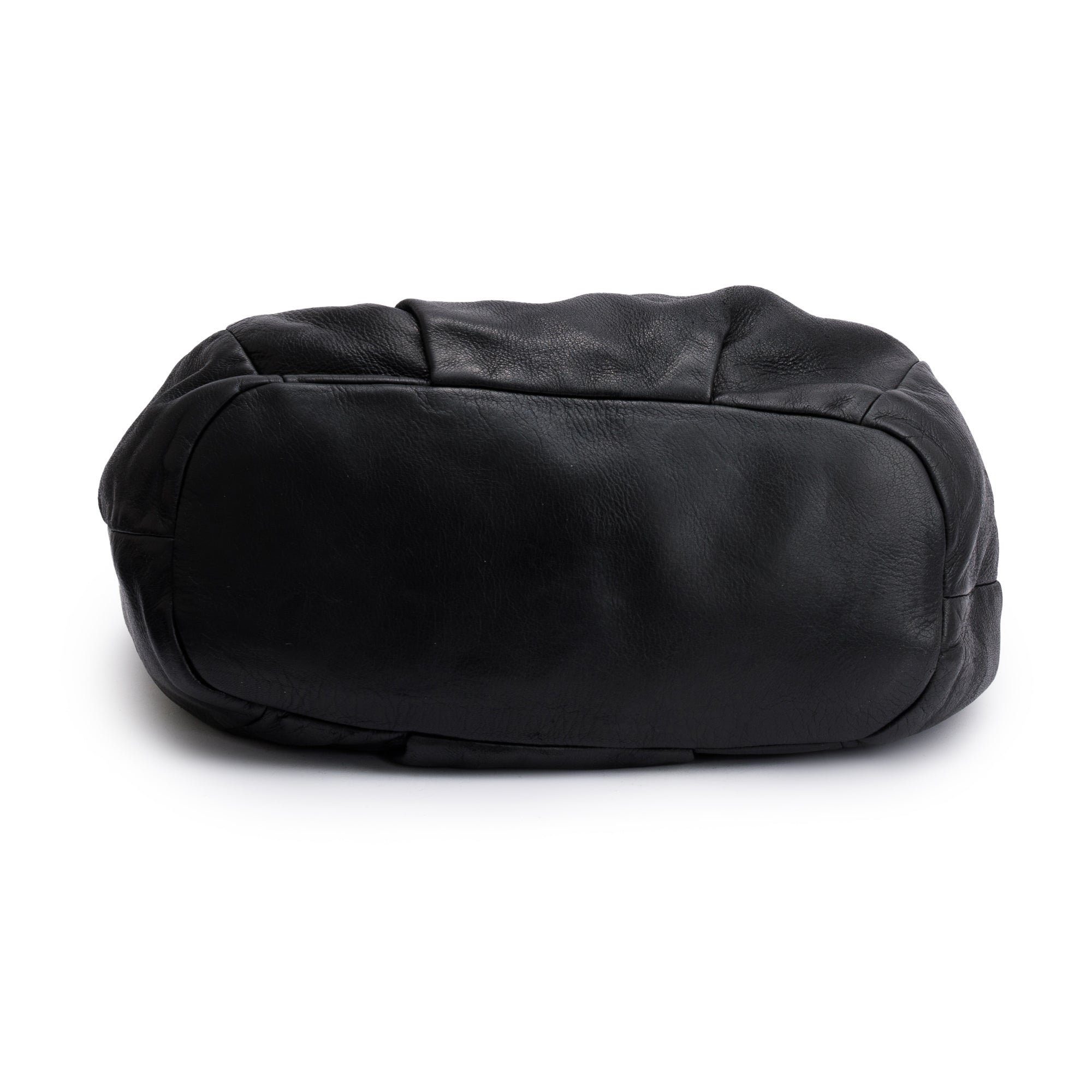 Prada Black Cervo Shine Hobo