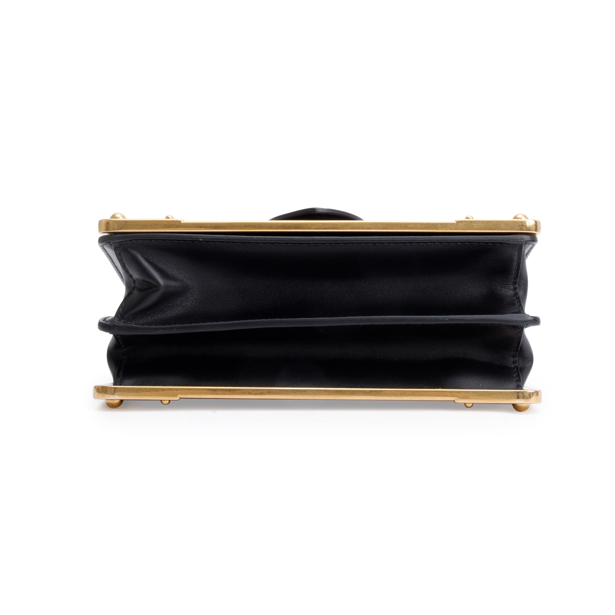 Prada Black City Calf Saffiano Cahier Bag