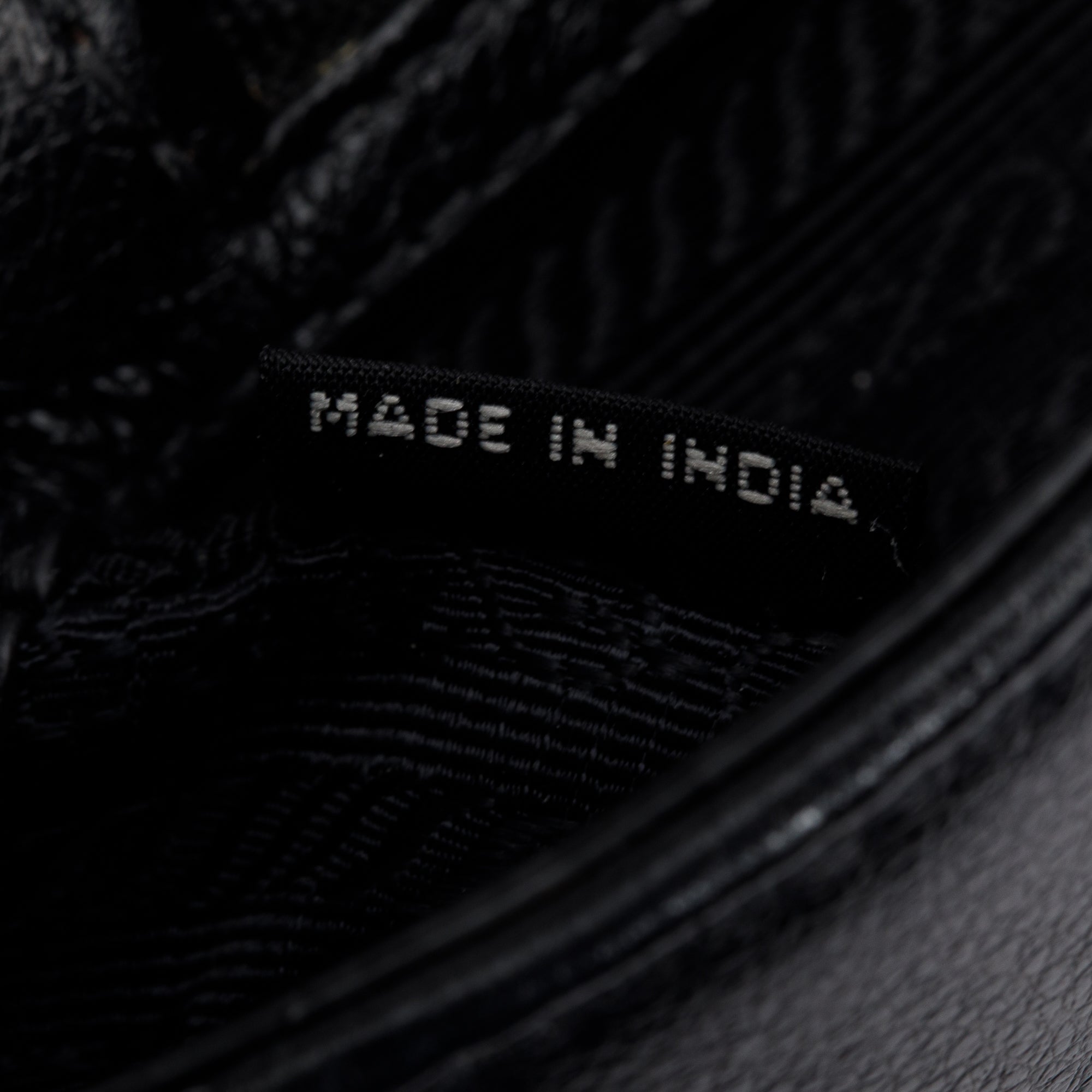 Prada Black Glace Calf Studded Crossbody Bag