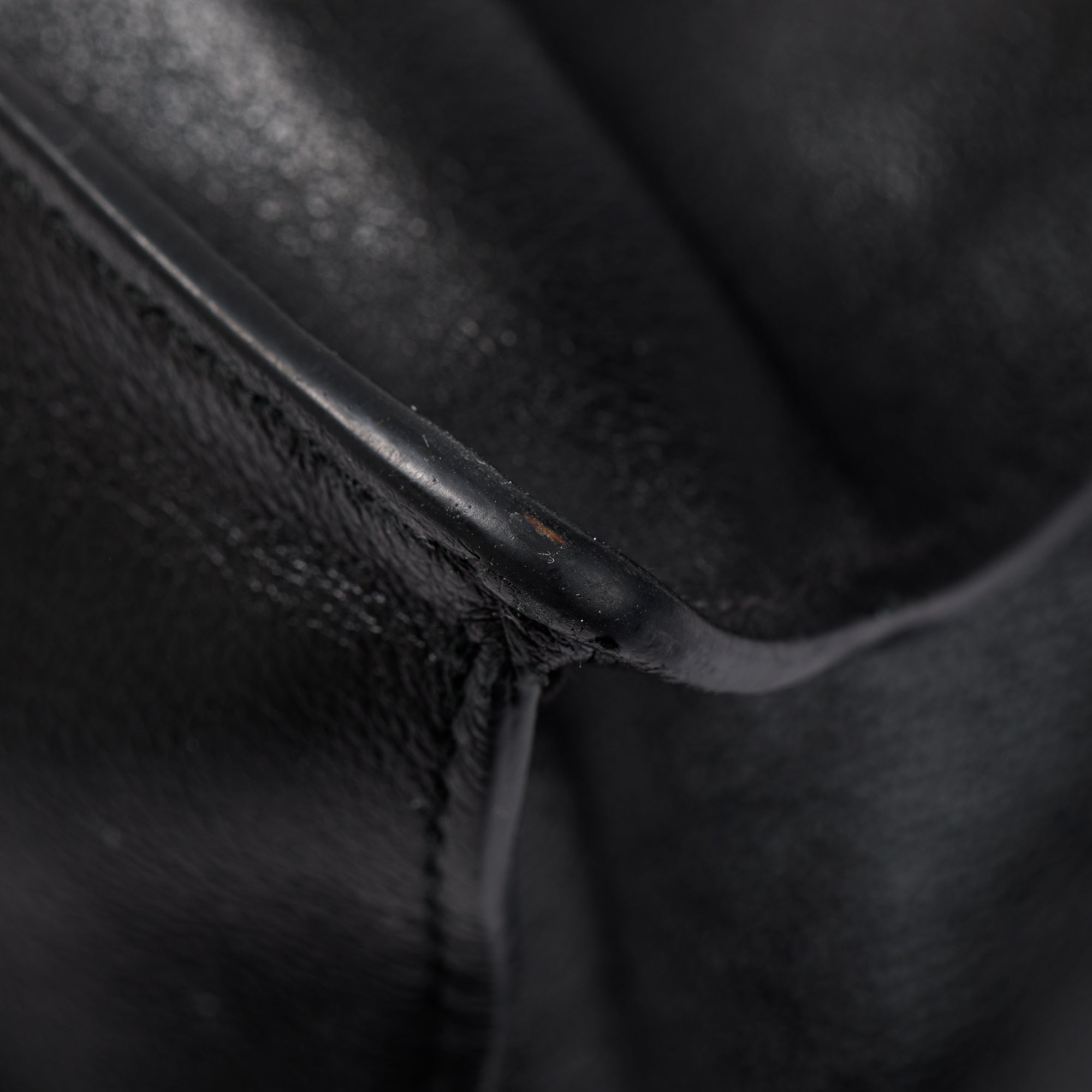 Prada Black Glace Calf Tote Bag