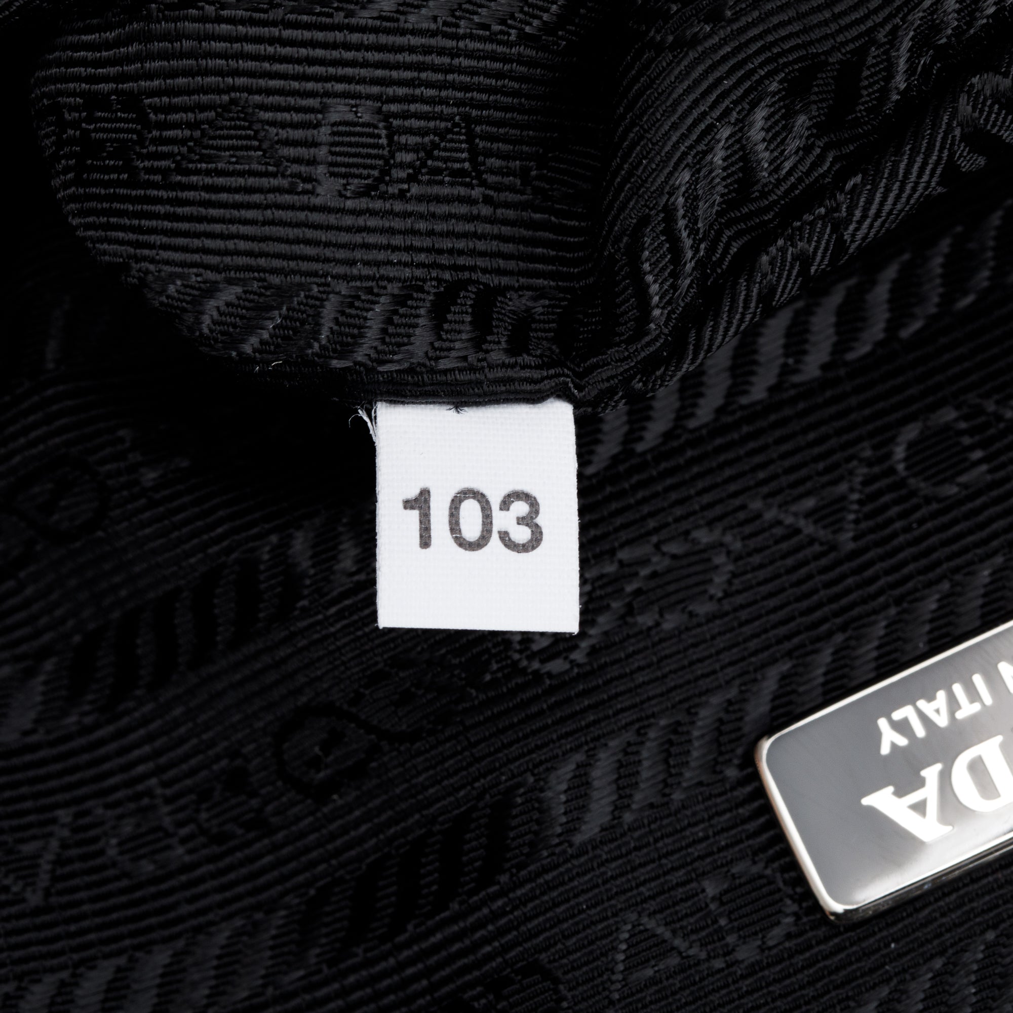 Prada Black Grace Lux Leather Triangle Wristlet Clutch w/ Box & Authenticity Card