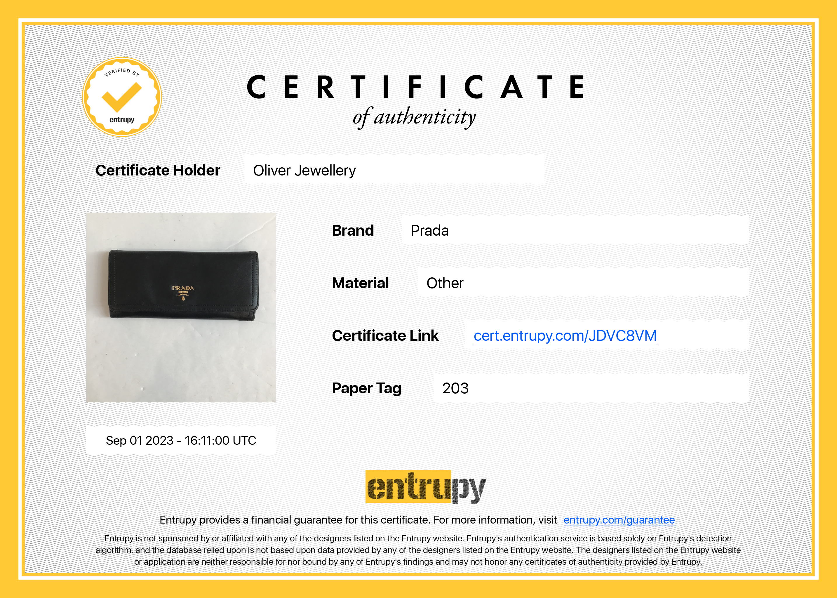 Prada Black Leather Continental Wallet