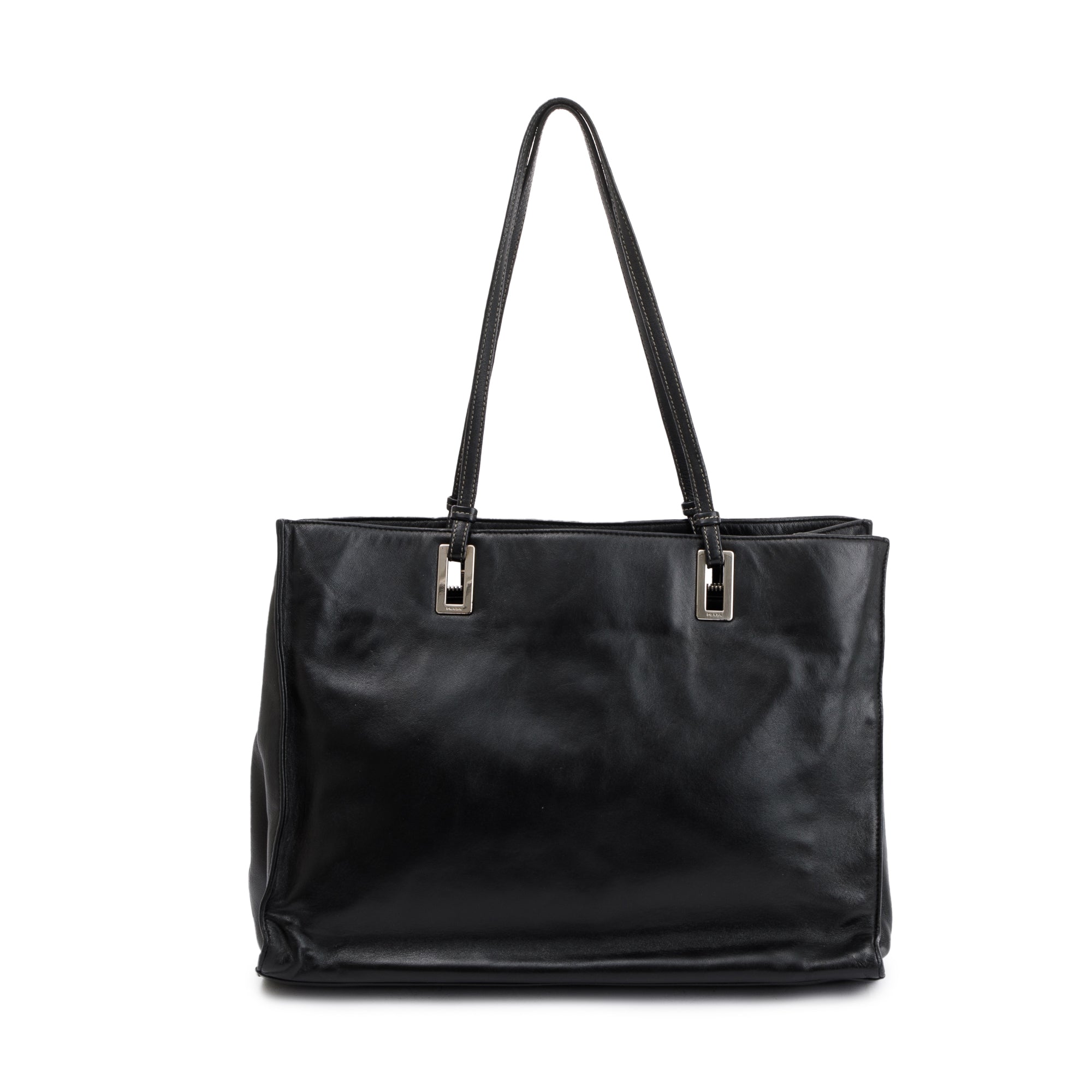 Prada Black Nappa Acciaio Tote w/ Authenticity Card