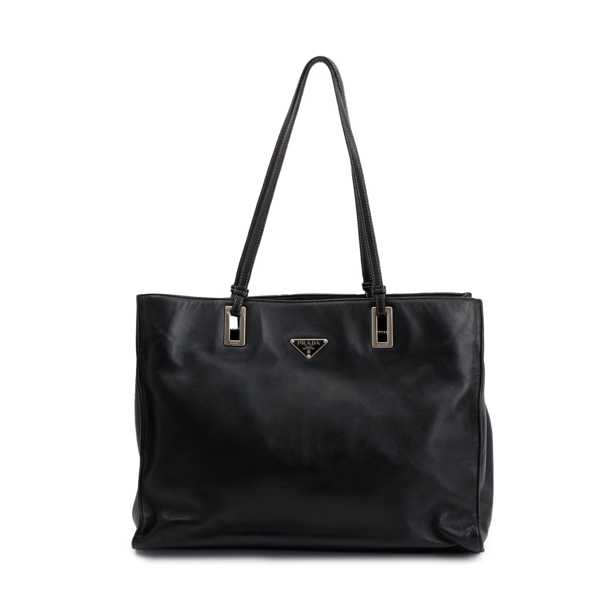 Prada Black Nappa Acciaio Tote w/ Authenticity Card