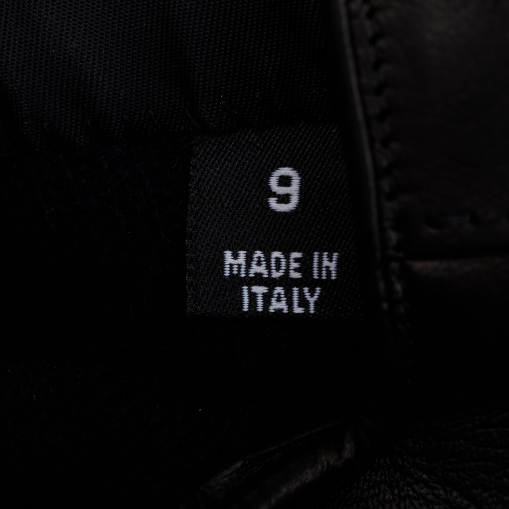 Prada Black Nappa Tessuto Nylon Logo Gloves