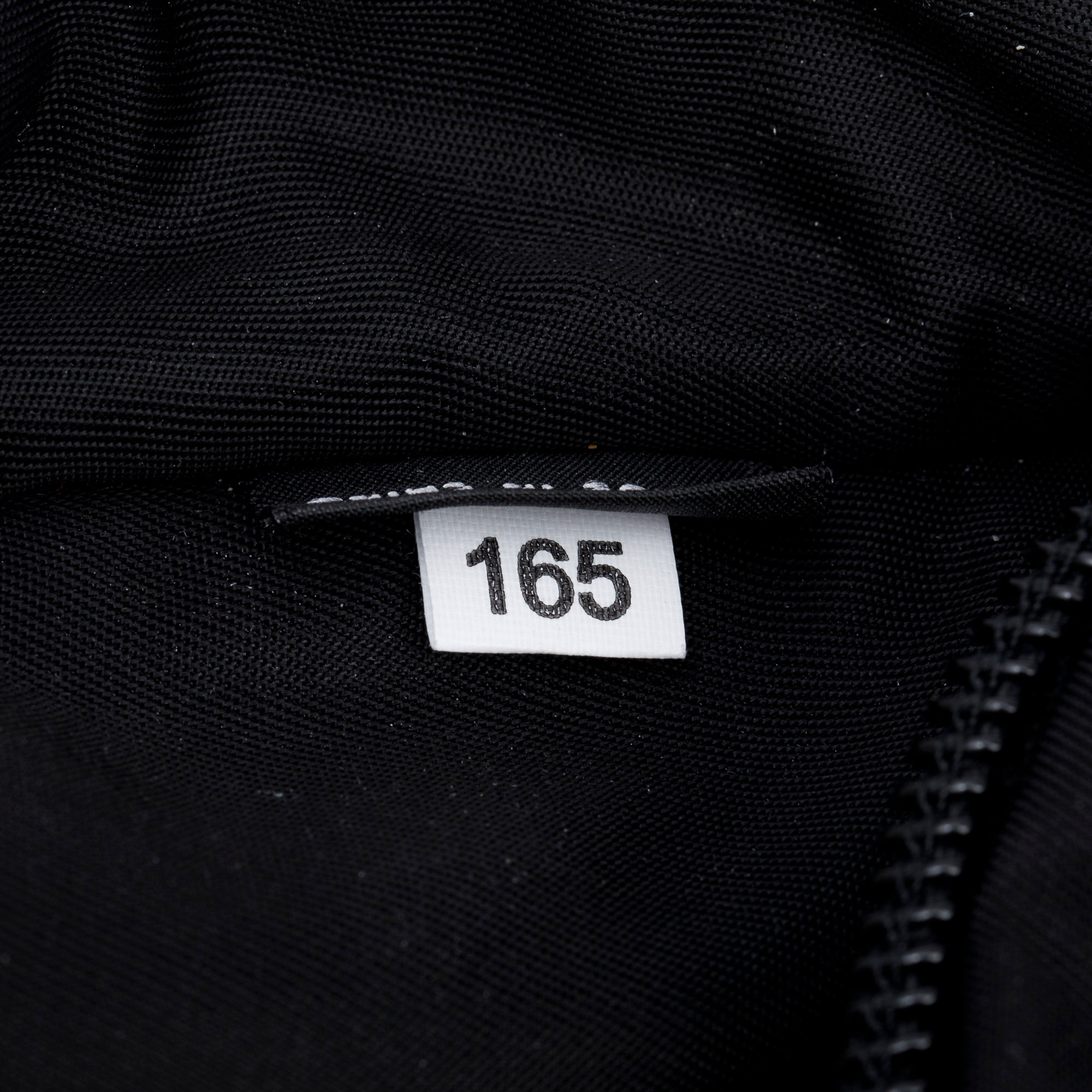 Prada Black Nappa Tessuto Nylon Stripe Montagne Belt Bag