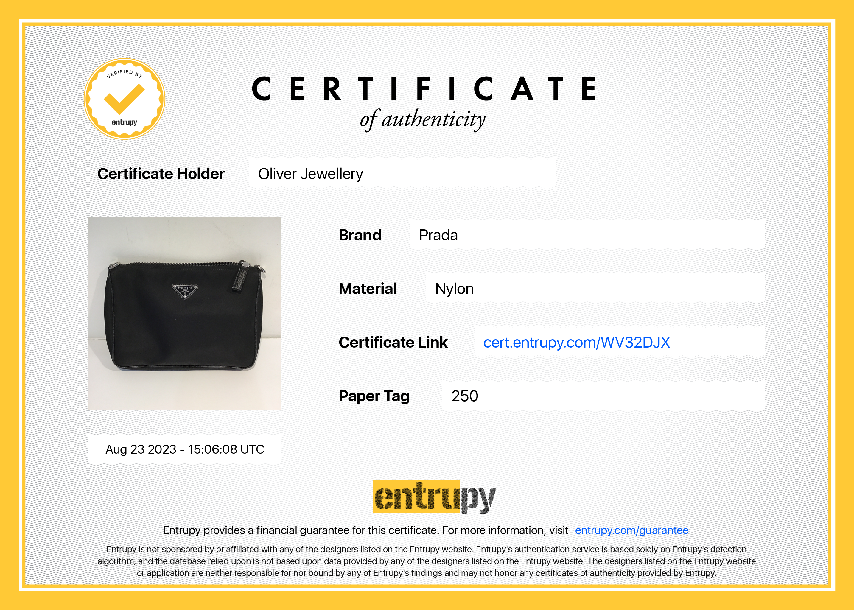 Prada Black Re-Edition 2000 Nylon Messenger Bag