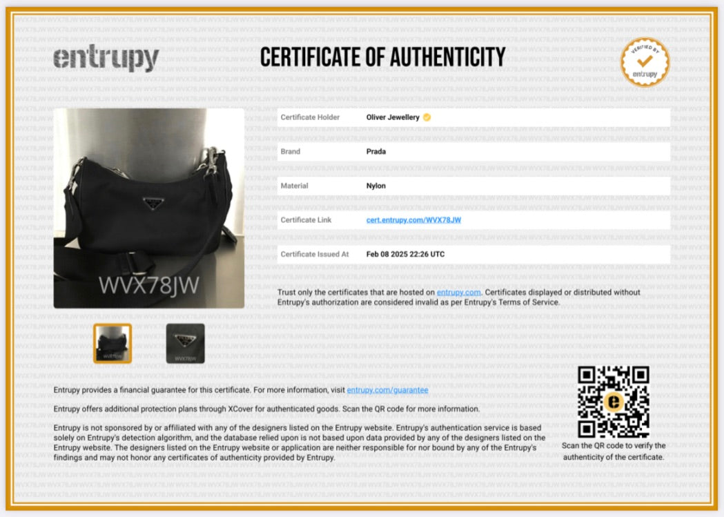 Prada Black Re-Edition 2005 Re-Nylon Shoulder Bag w/ Box