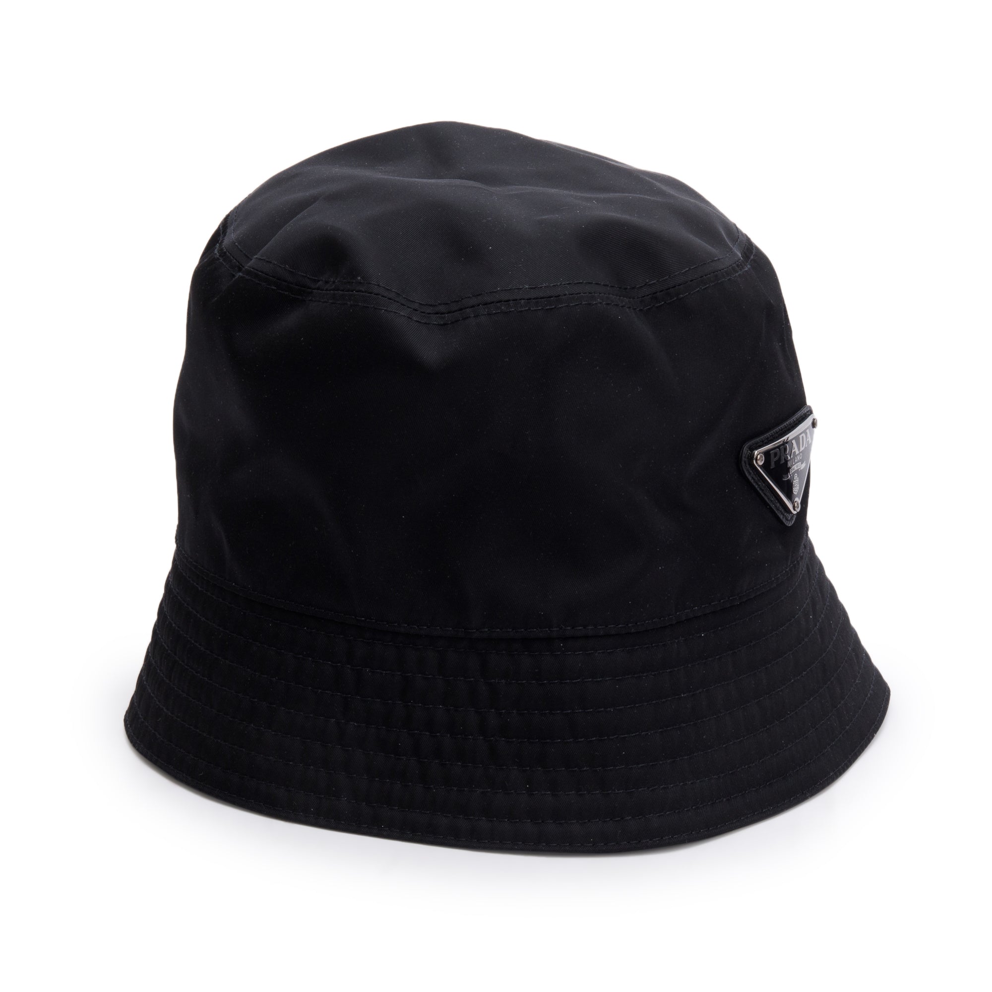 Prada Black Re-Nylon Bucket Hat