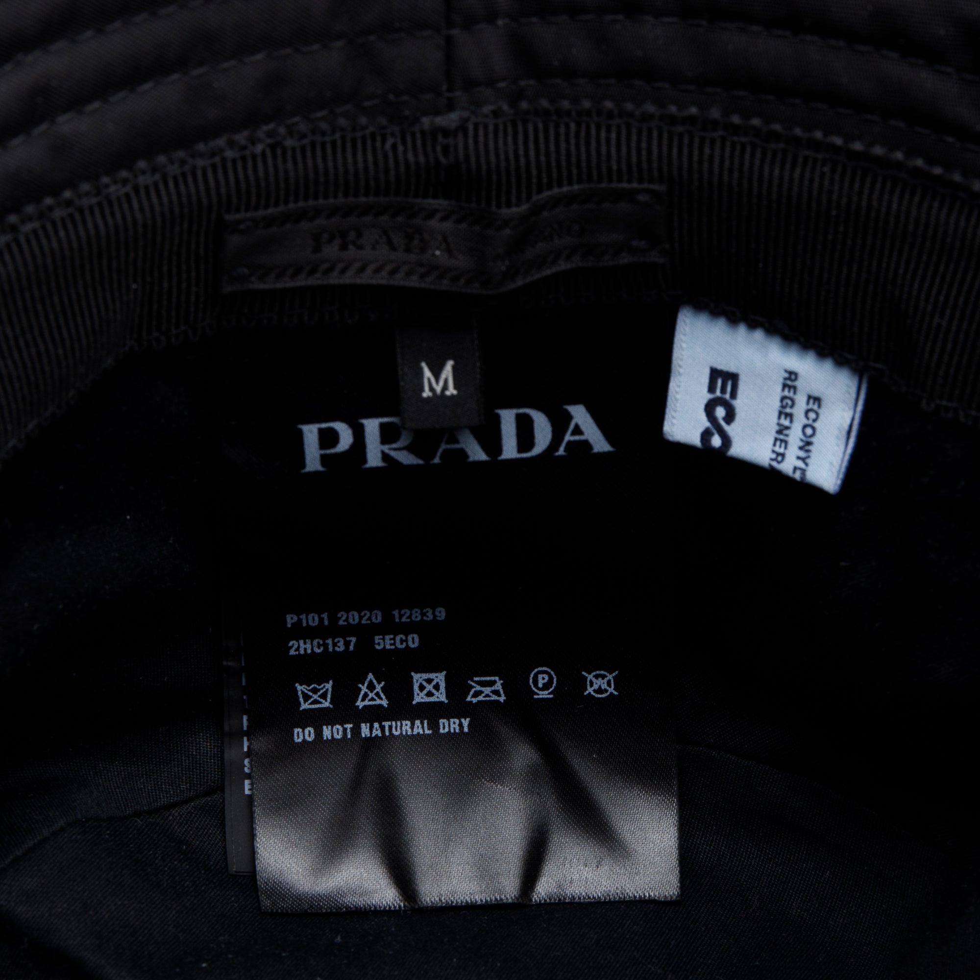 Prada Black Re-Nylon Bucket Hat