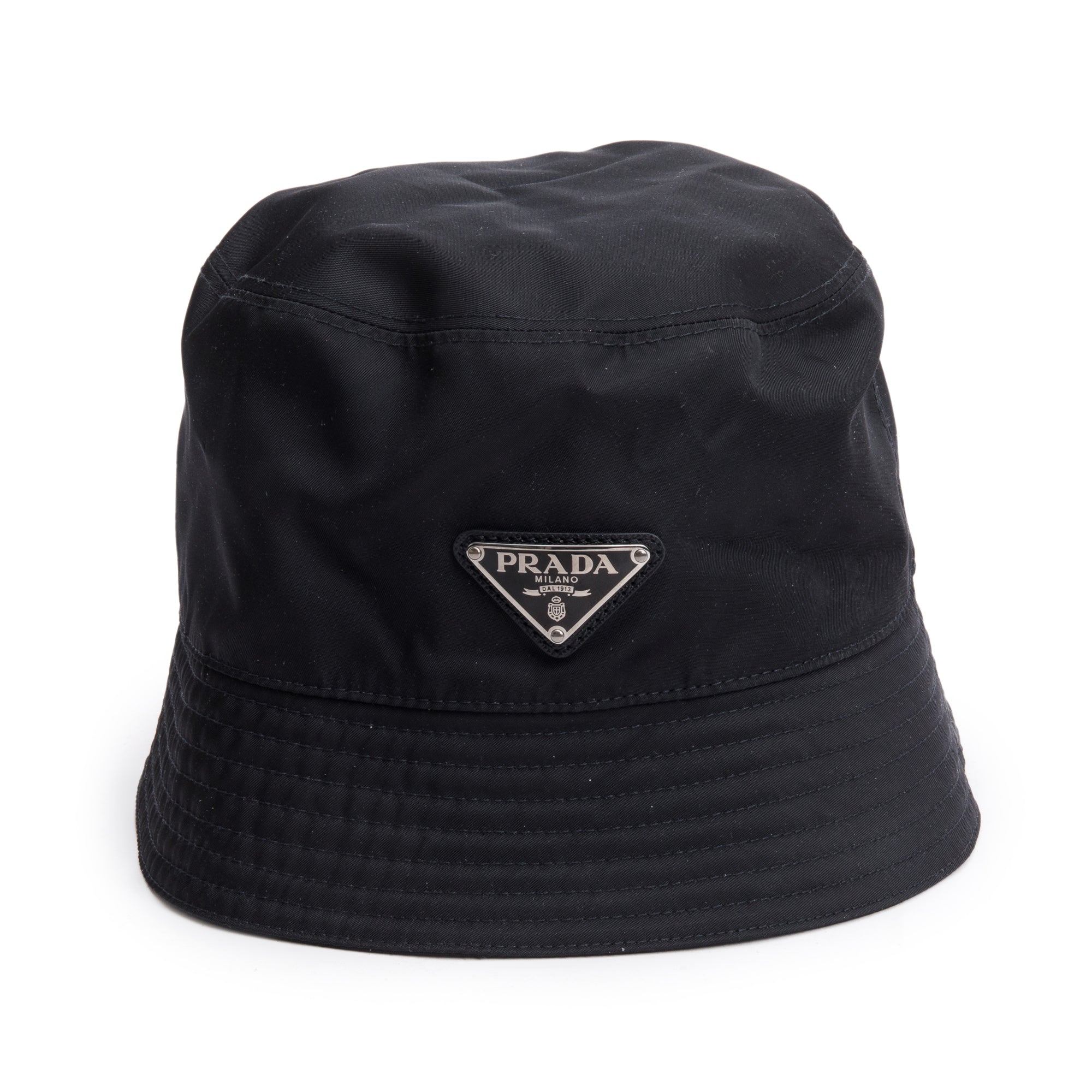 Prada Black Re-Nylon Bucket Hat
