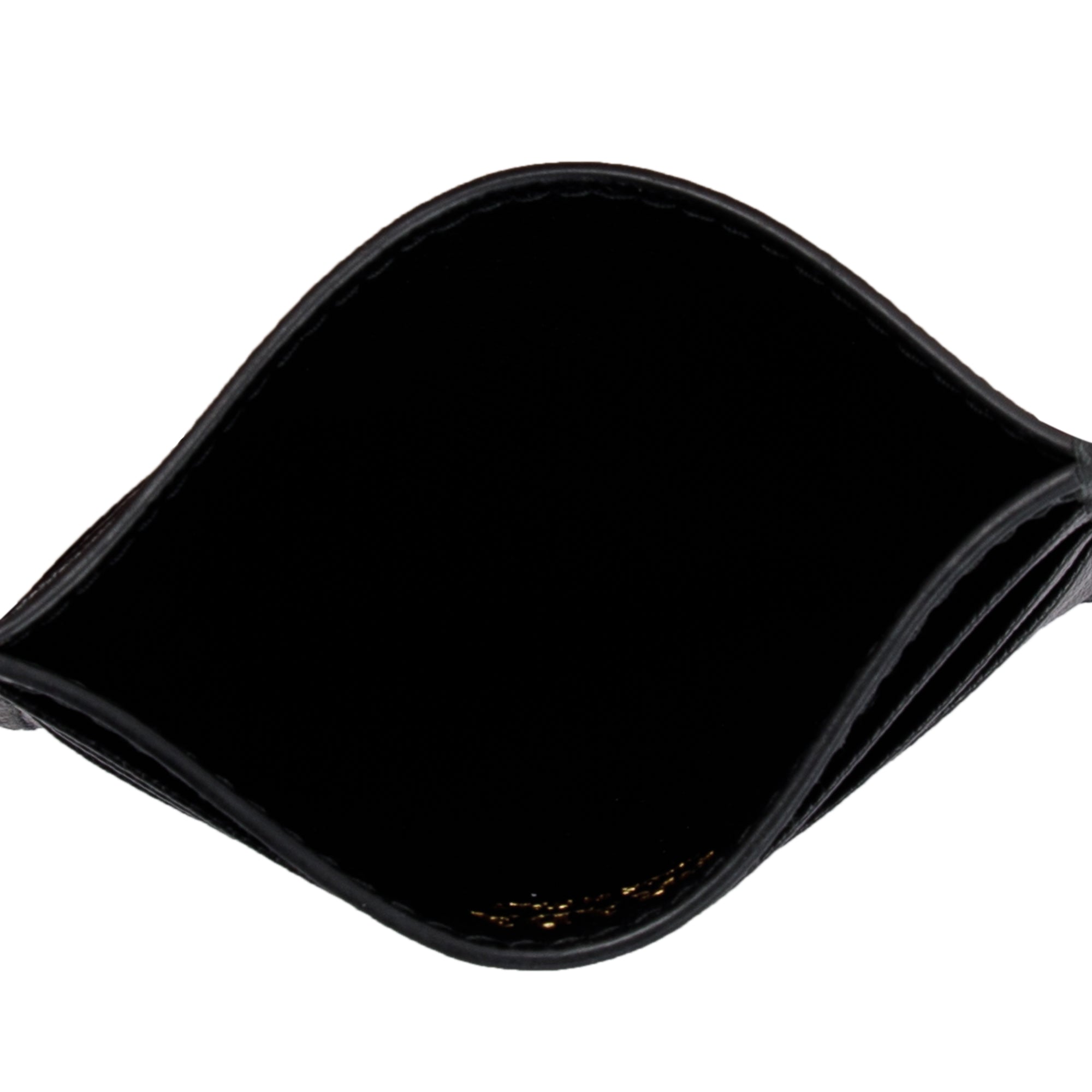 Prada Black Saffiano Leather Card Holder w/ Box