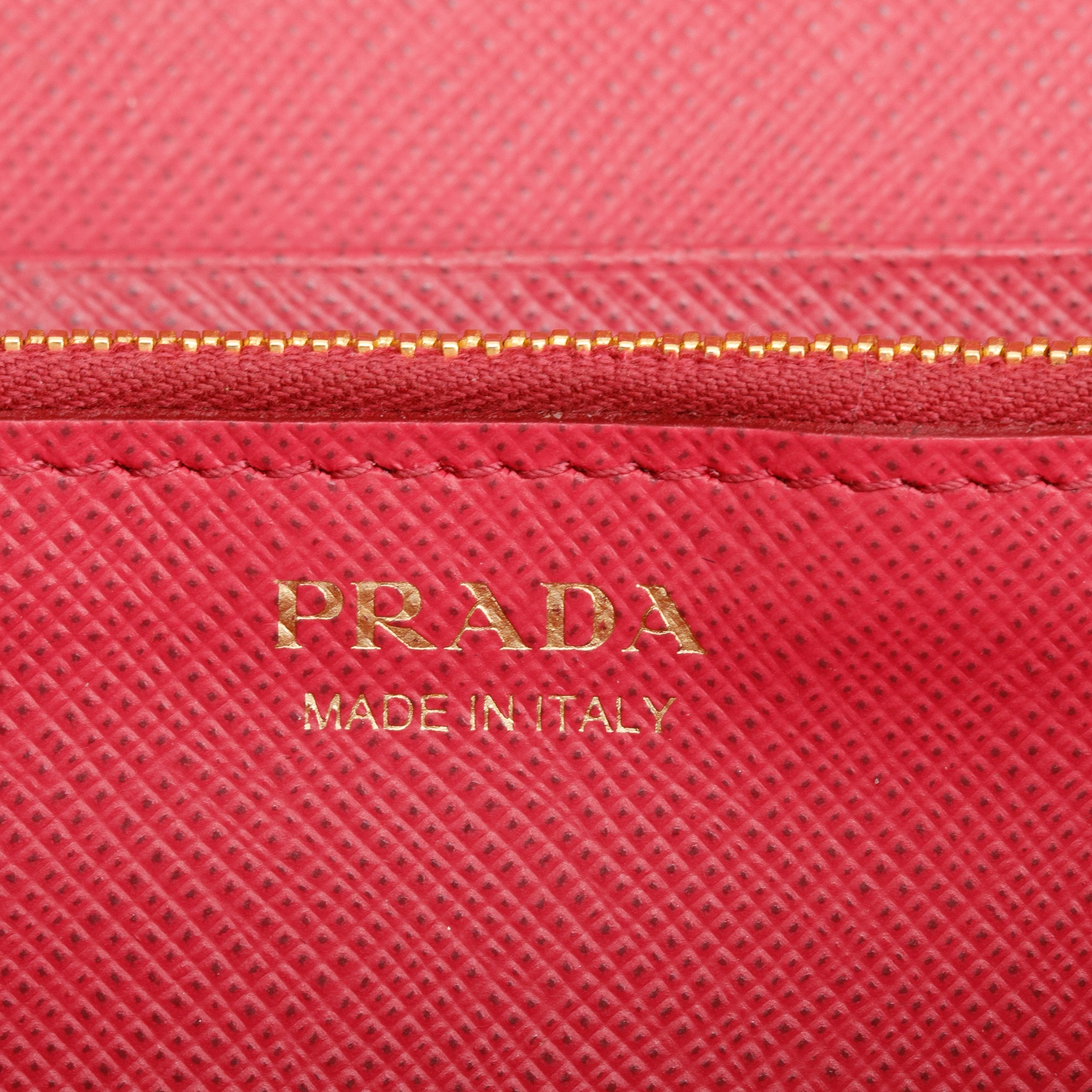 Prada Black Saffiano Leather Continental Wallet w/ Card Holder