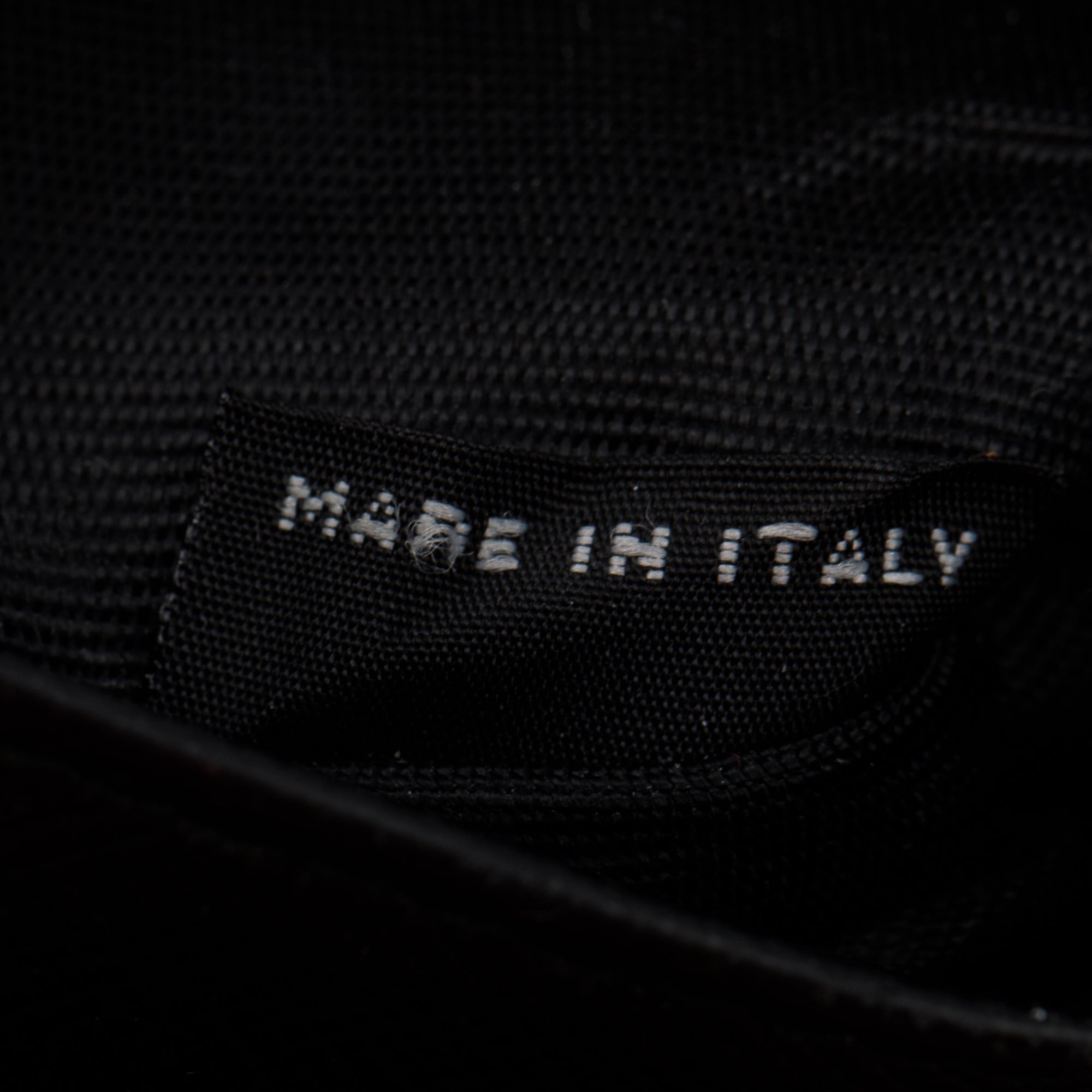 Prada Black Saffiano Leather Logo Card Holder