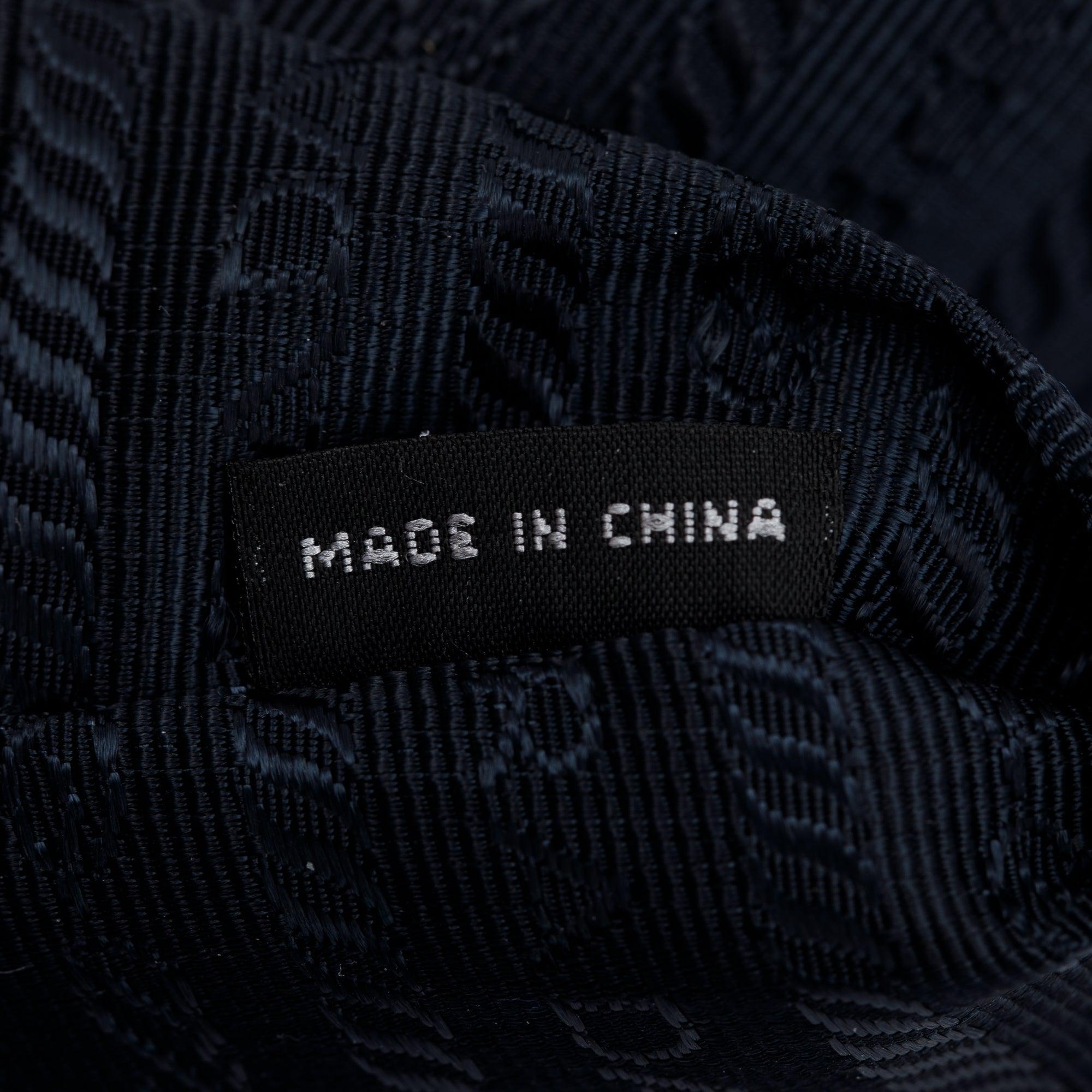 Prada Black Saffiano Leather-Trimmed Tessuto Nylon Messenger Bag