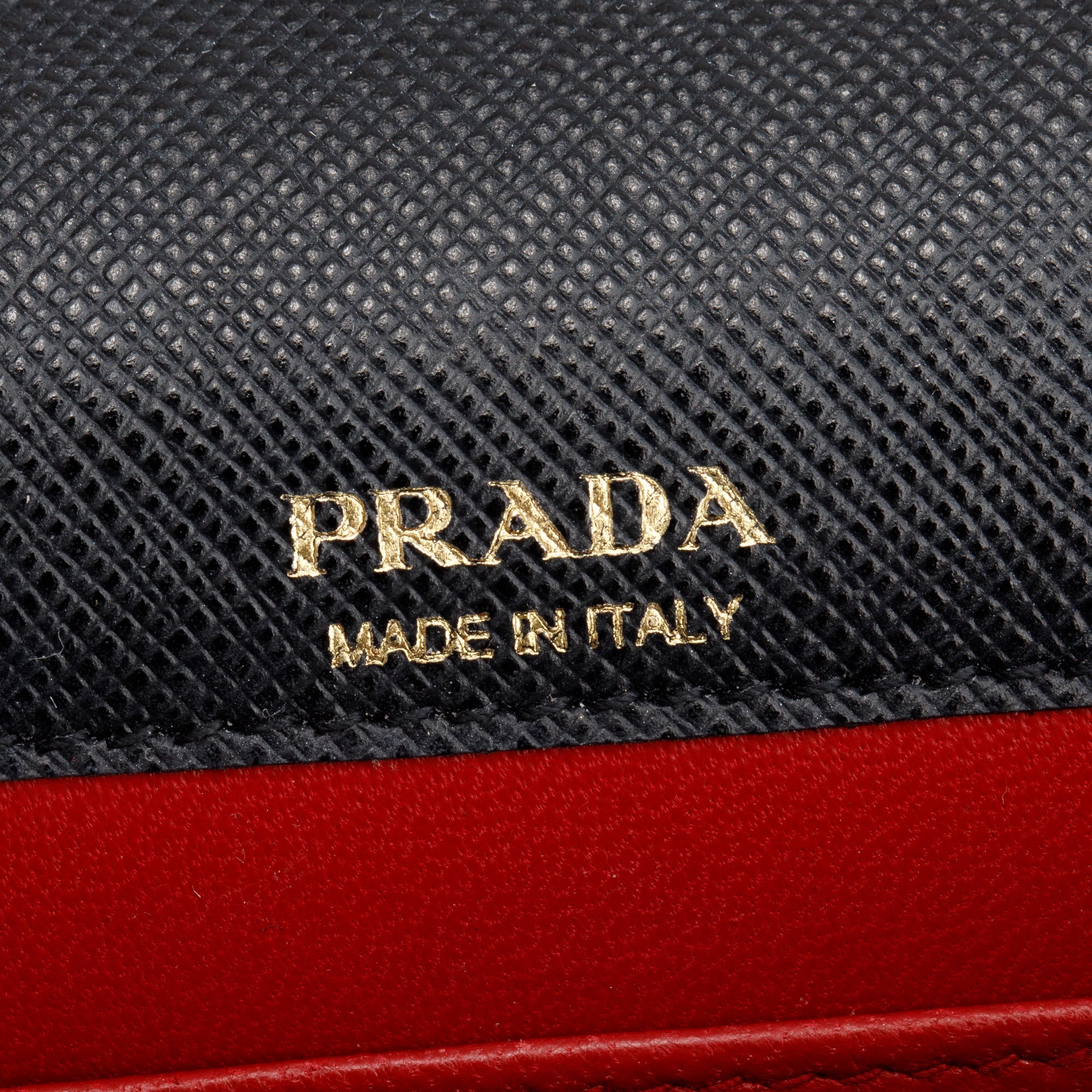 Prada Black Saffiano Lux Mini Shoulder Bag