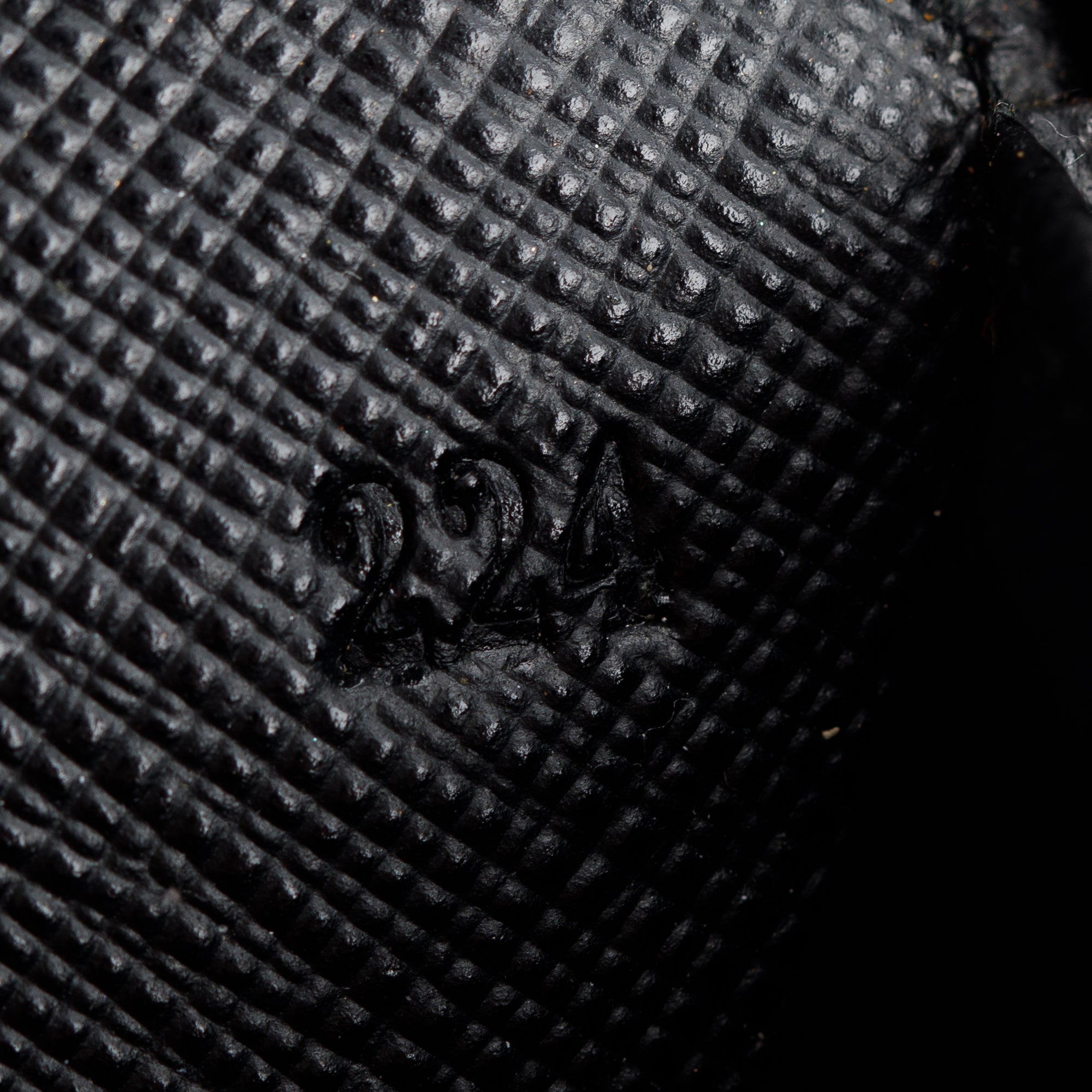 Prada Black Saffiano Zip Around Orgainzer Wallet w/ Box