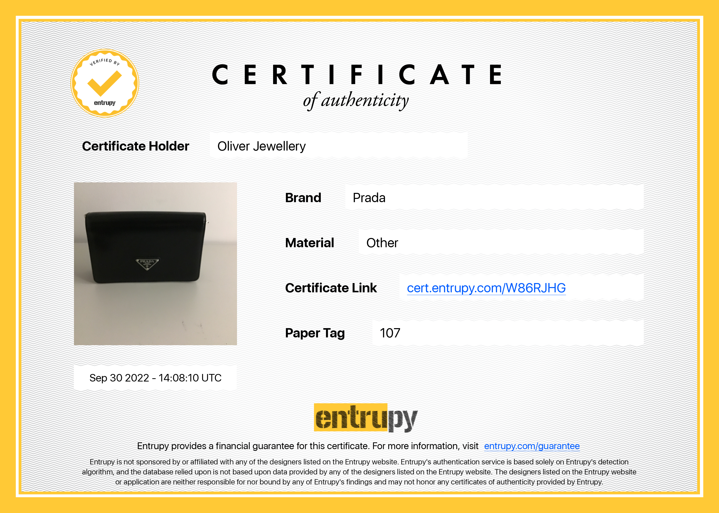 Prada Black Spazzolato Leather Shoulder Bag w/ Box & Authenticity Card