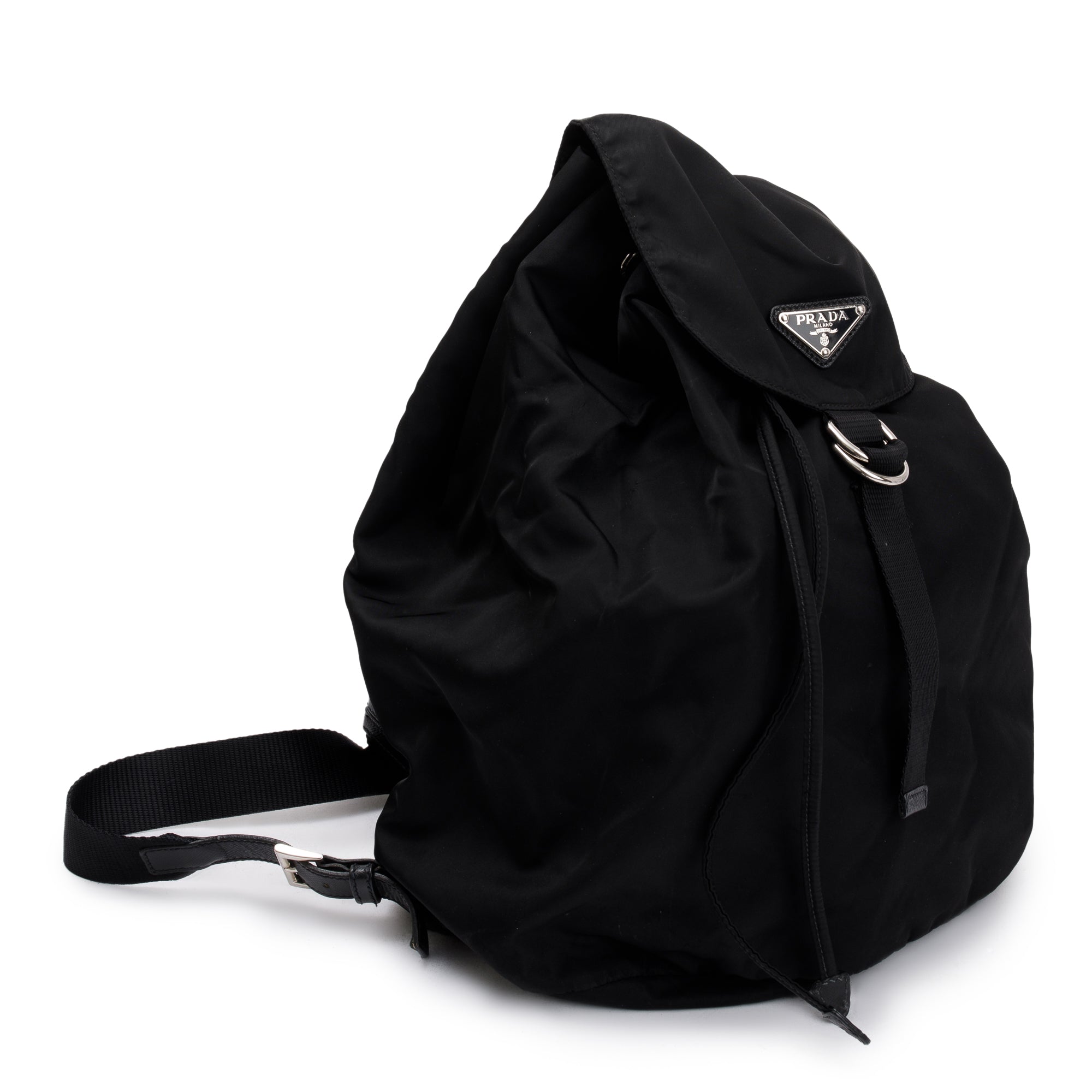 Prada Black Tessuto Nylon Backpack