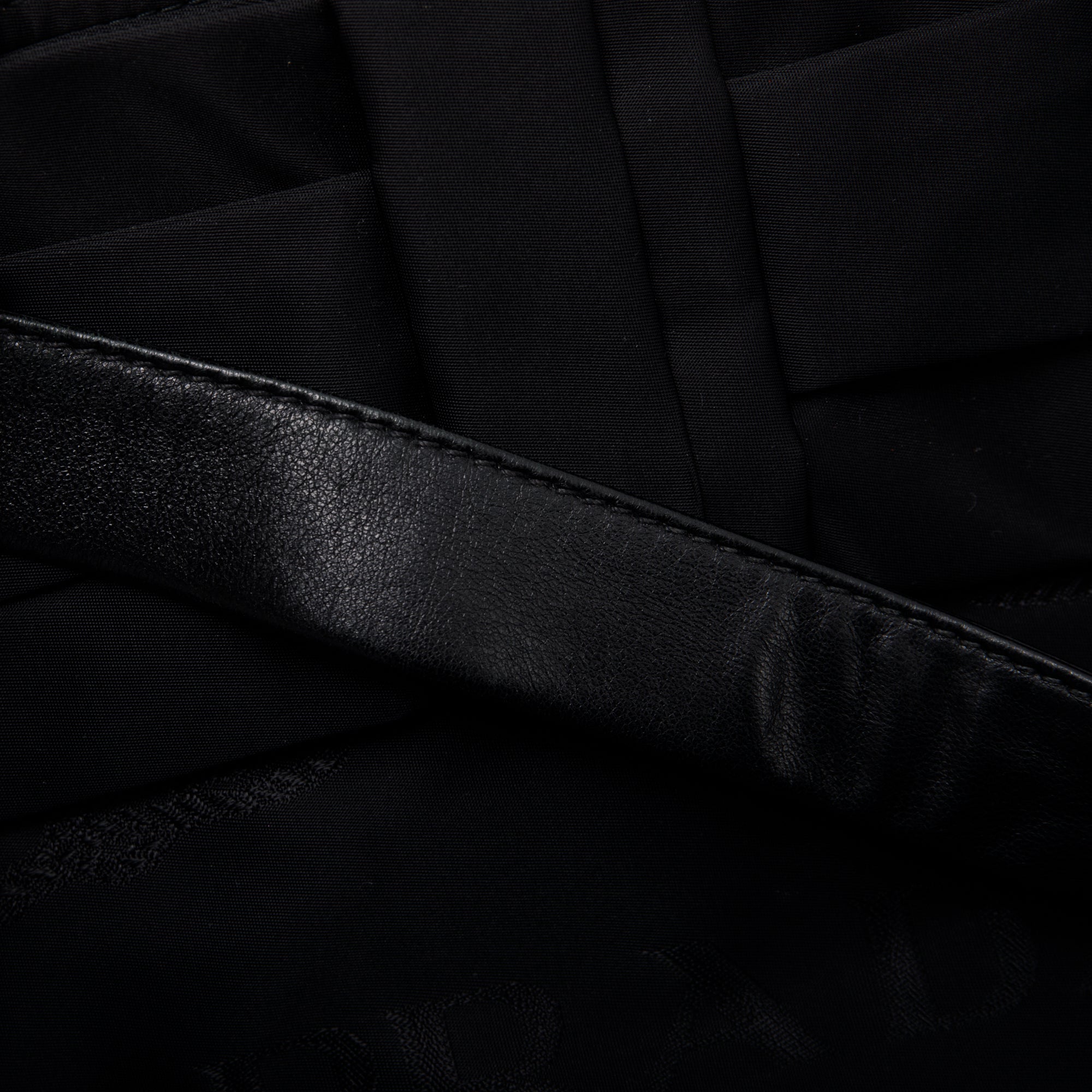 Prada Black Tessuto Nylon Bow Tote