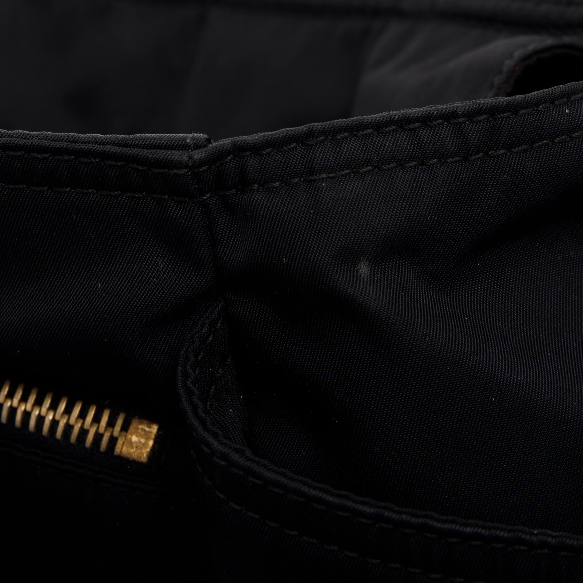 Prada Black Tessuto Nylon Diaper Bag w/ Strap